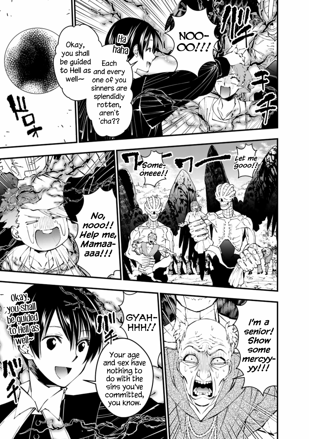 Halaman dari Fukushuu o Koinegau Saikyou Yuusha wa, Yami no Chikara de Senmetsu Musou Suru Chapter 91