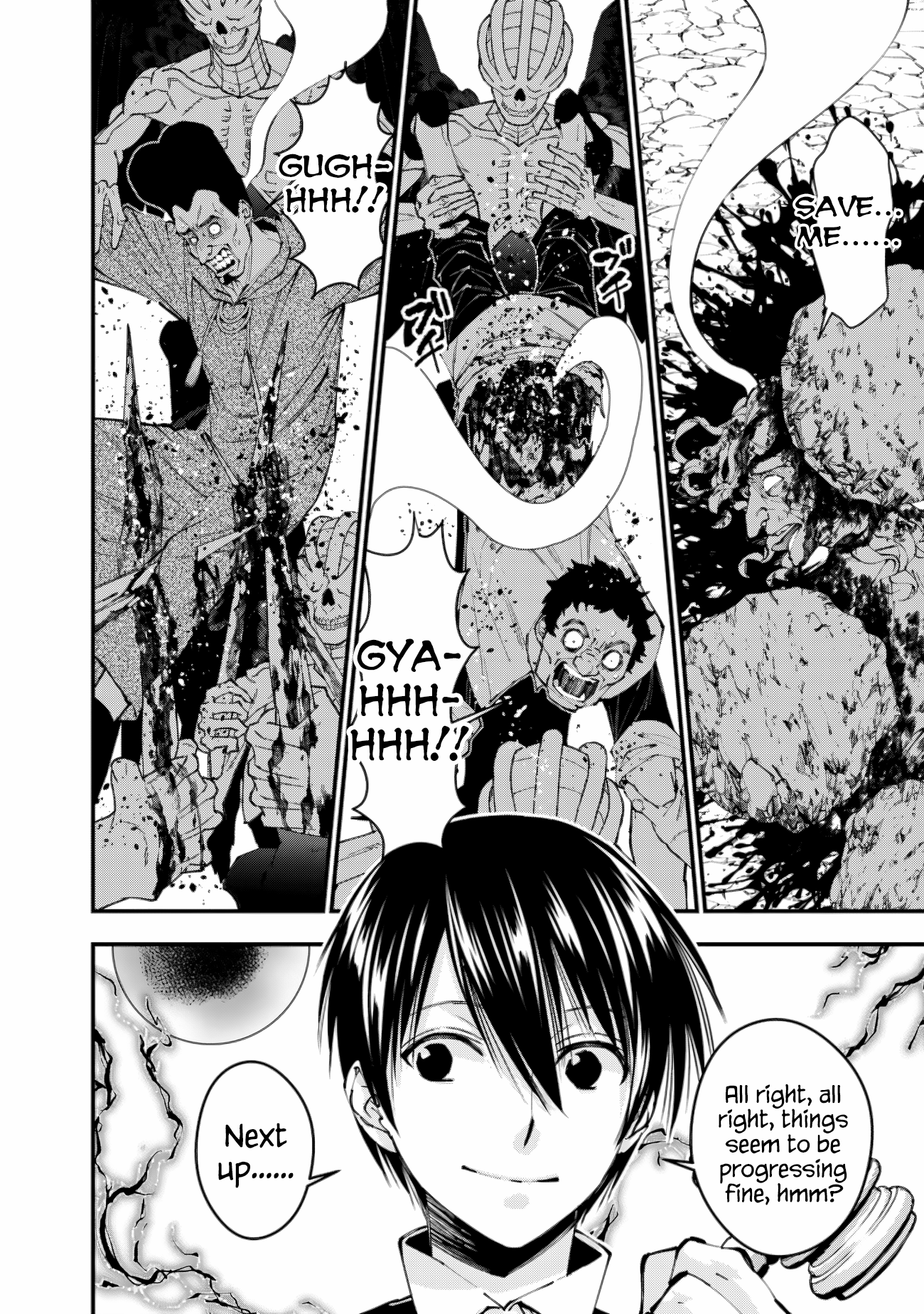 Halaman dari Fukushuu o Koinegau Saikyou Yuusha wa, Yami no Chikara de Senmetsu Musou Suru Chapter 91