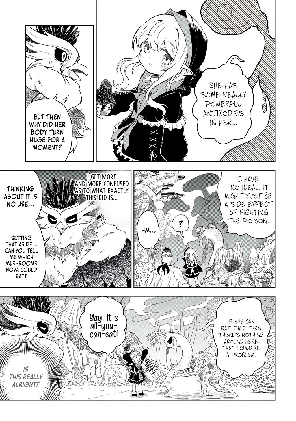 Halaman dari Mamono no Mori no Shojo Nova Chapter 2