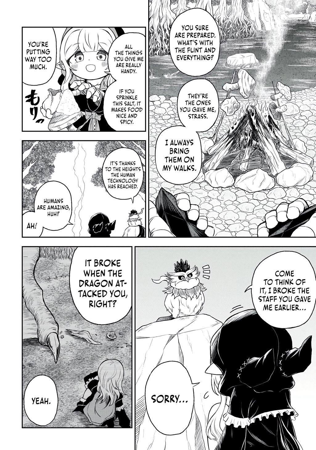 Halaman dari Mamono no Mori no Shojo Nova Chapter 2