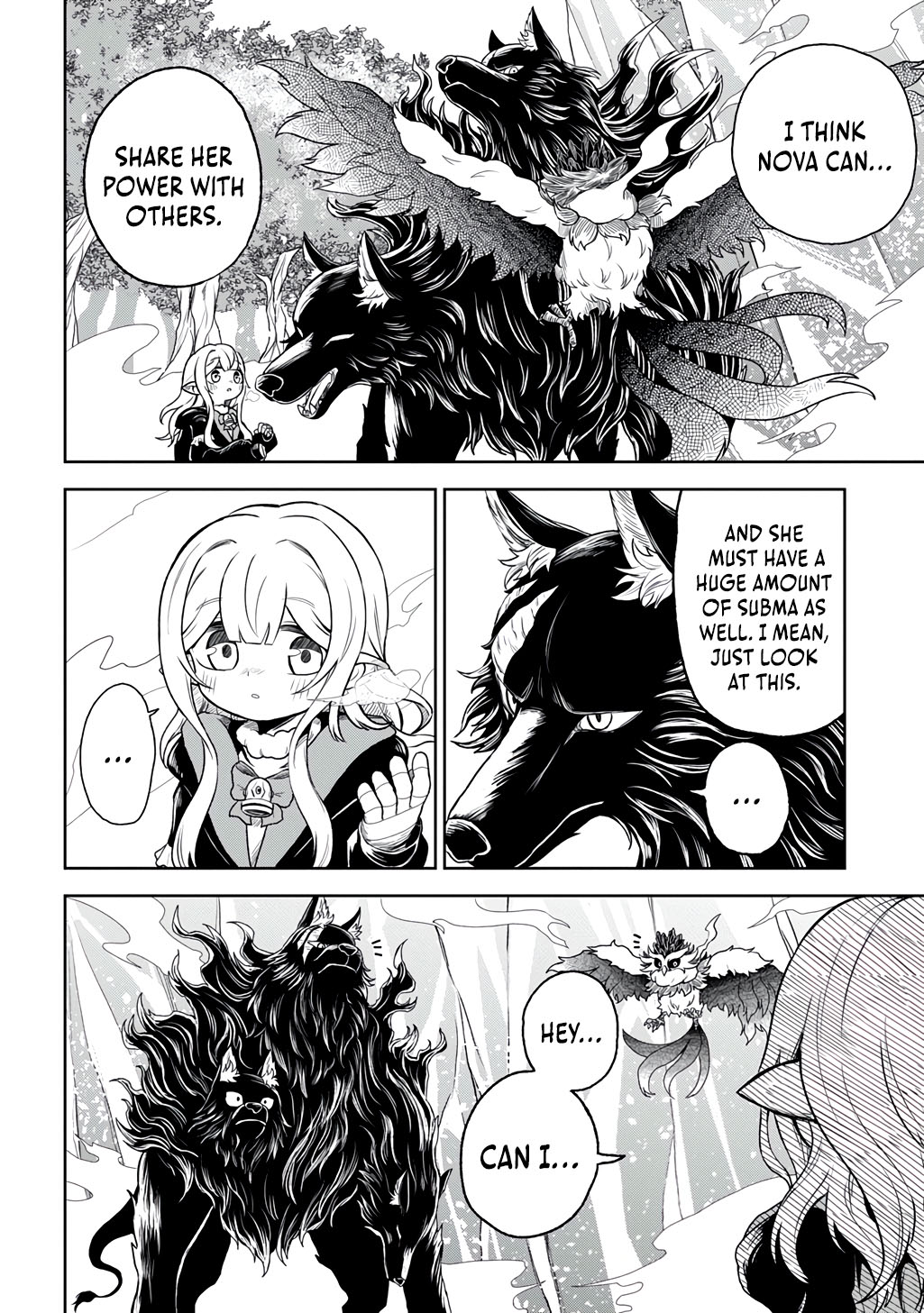 Halaman dari Mamono no Mori no Shojo Nova Chapter 2