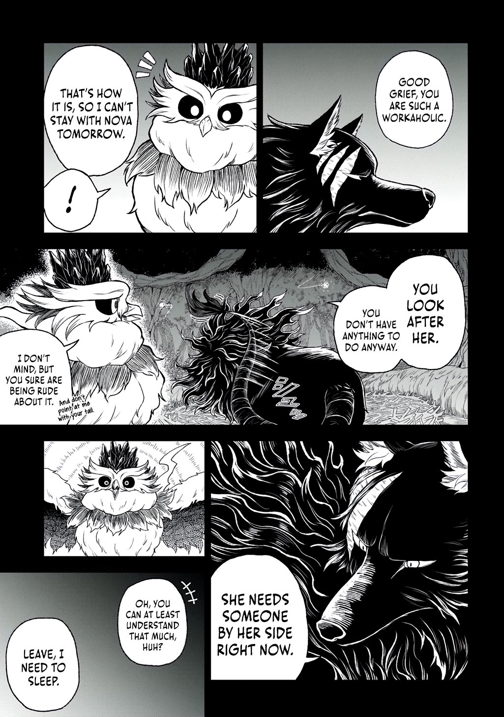 Halaman dari Mamono no Mori no Shojo Nova Chapter 2