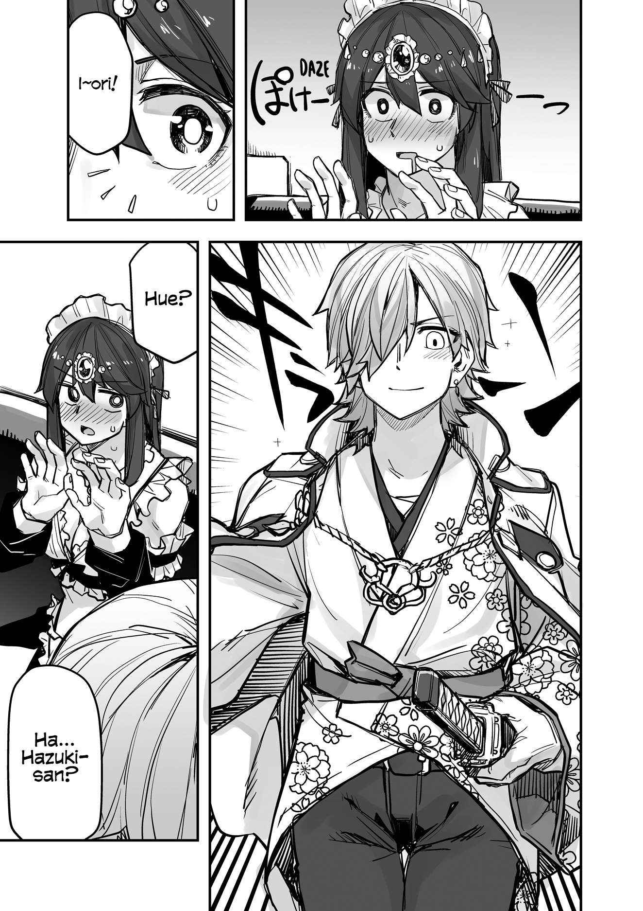 Halaman dari Ikemen Joshi to Josou Danshi Chapter 90