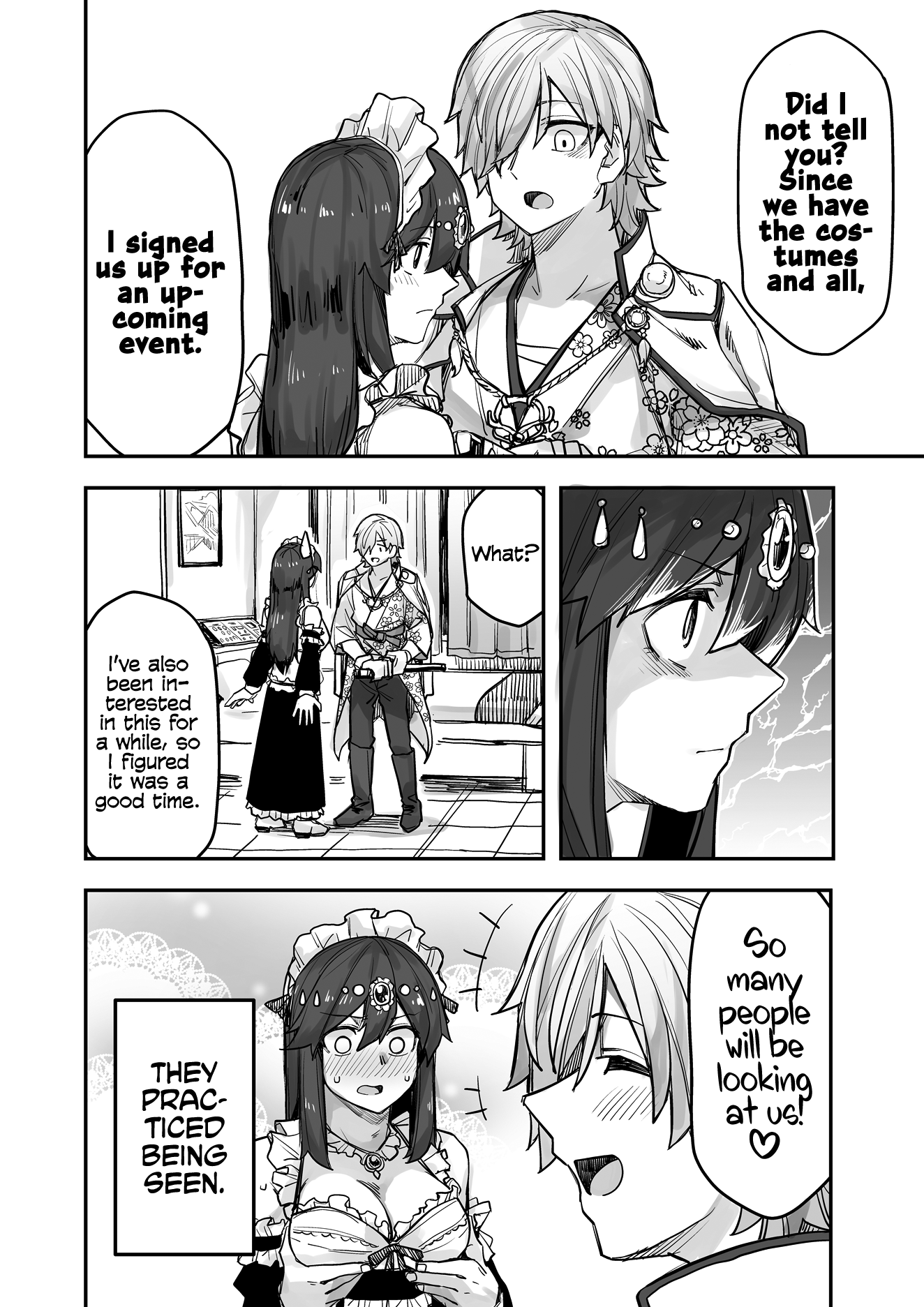 Halaman dari Ikemen Joshi to Josou Danshi Chapter 90