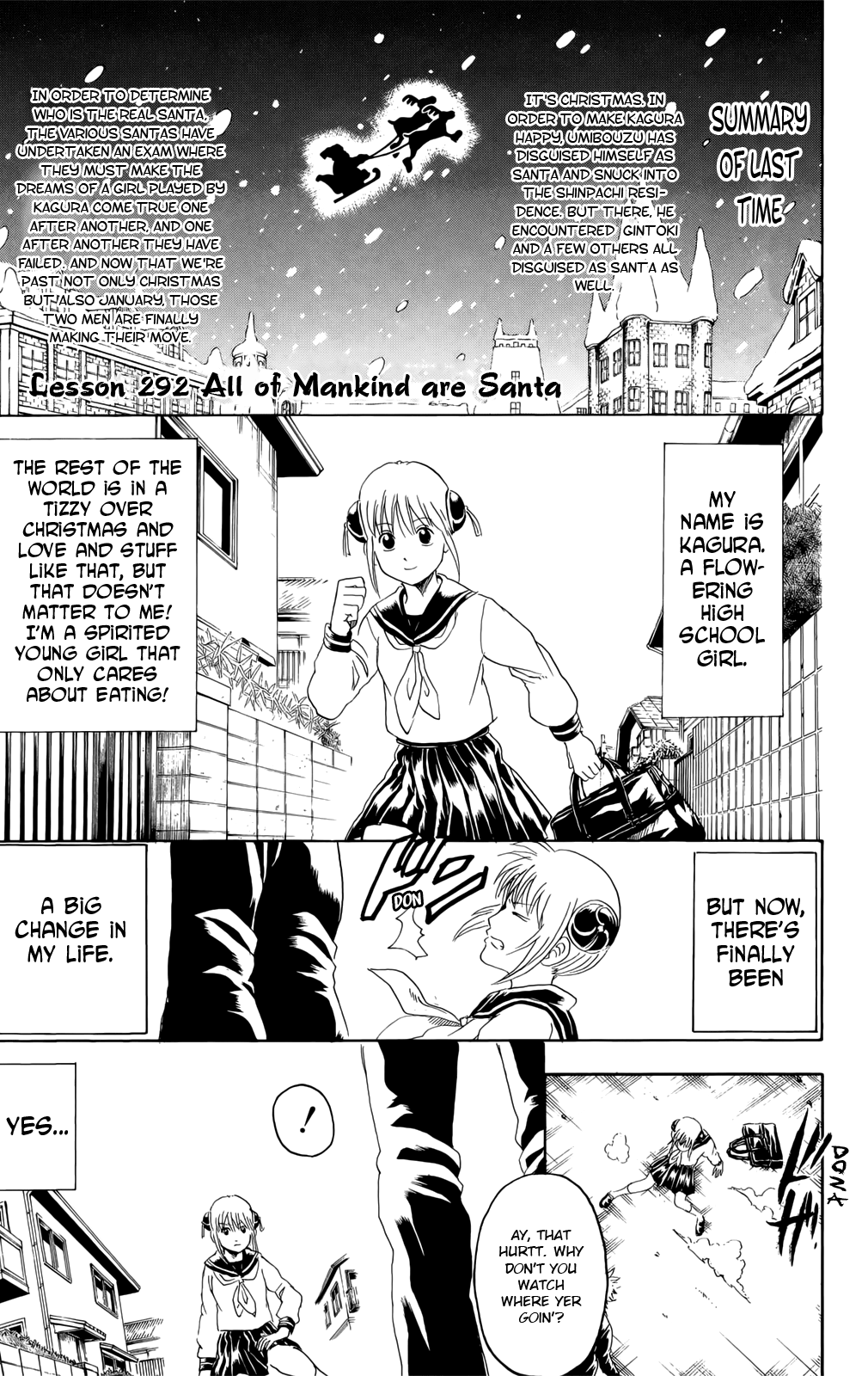 Halaman dari Gintama Chapter 292