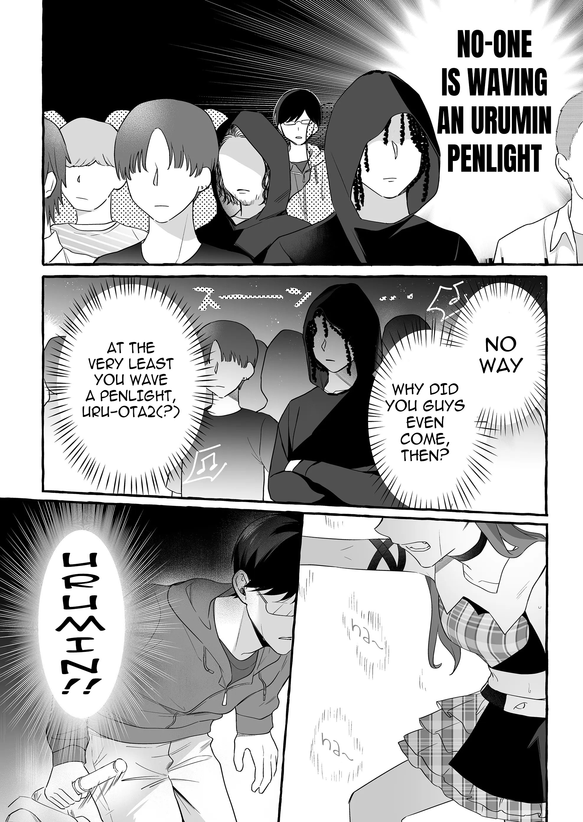 Halaman dari Damedol to Sekai ni Hitori Dake no Fan Chapter 25