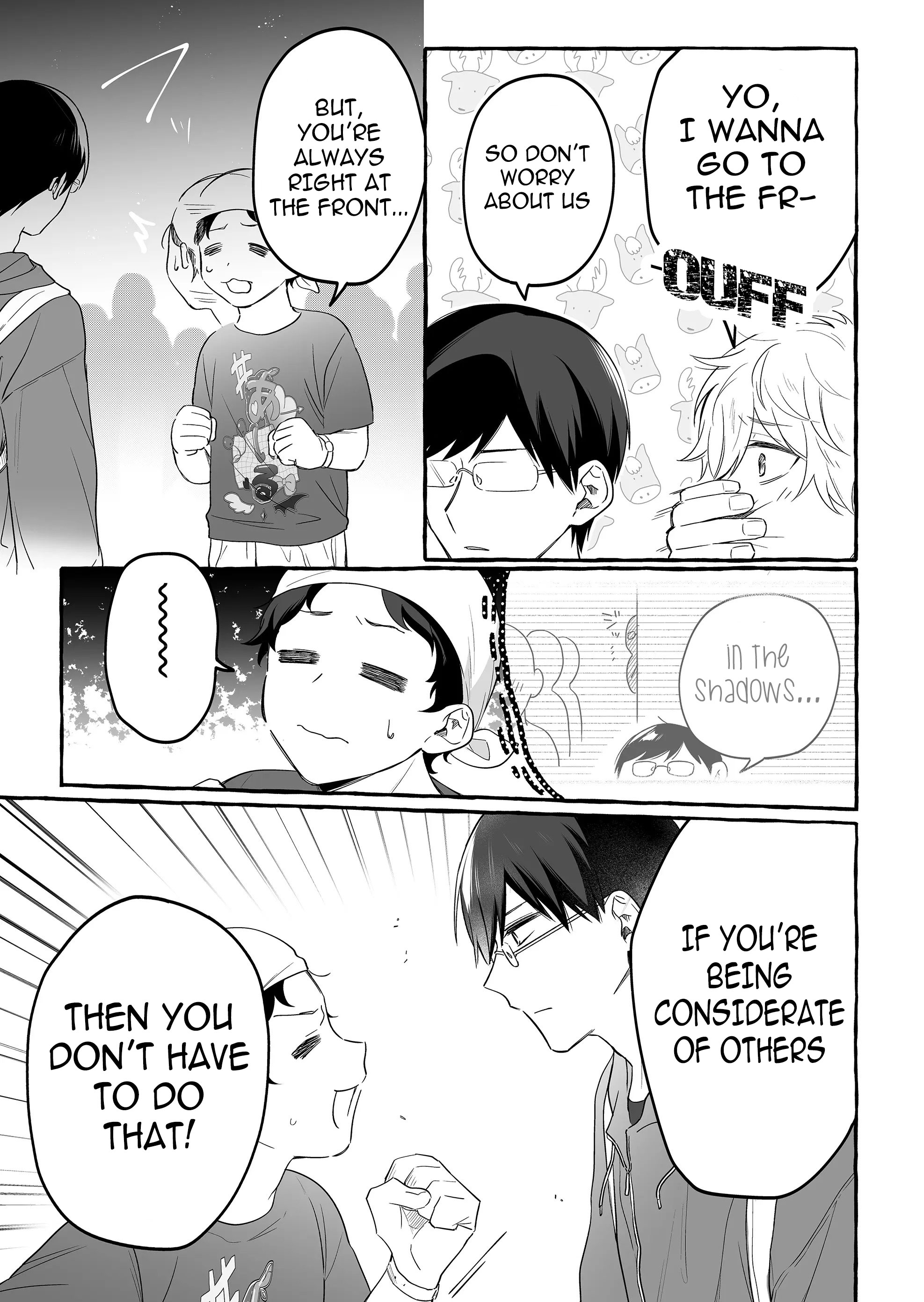 Halaman dari Damedol to Sekai ni Hitori Dake no Fan Chapter 25