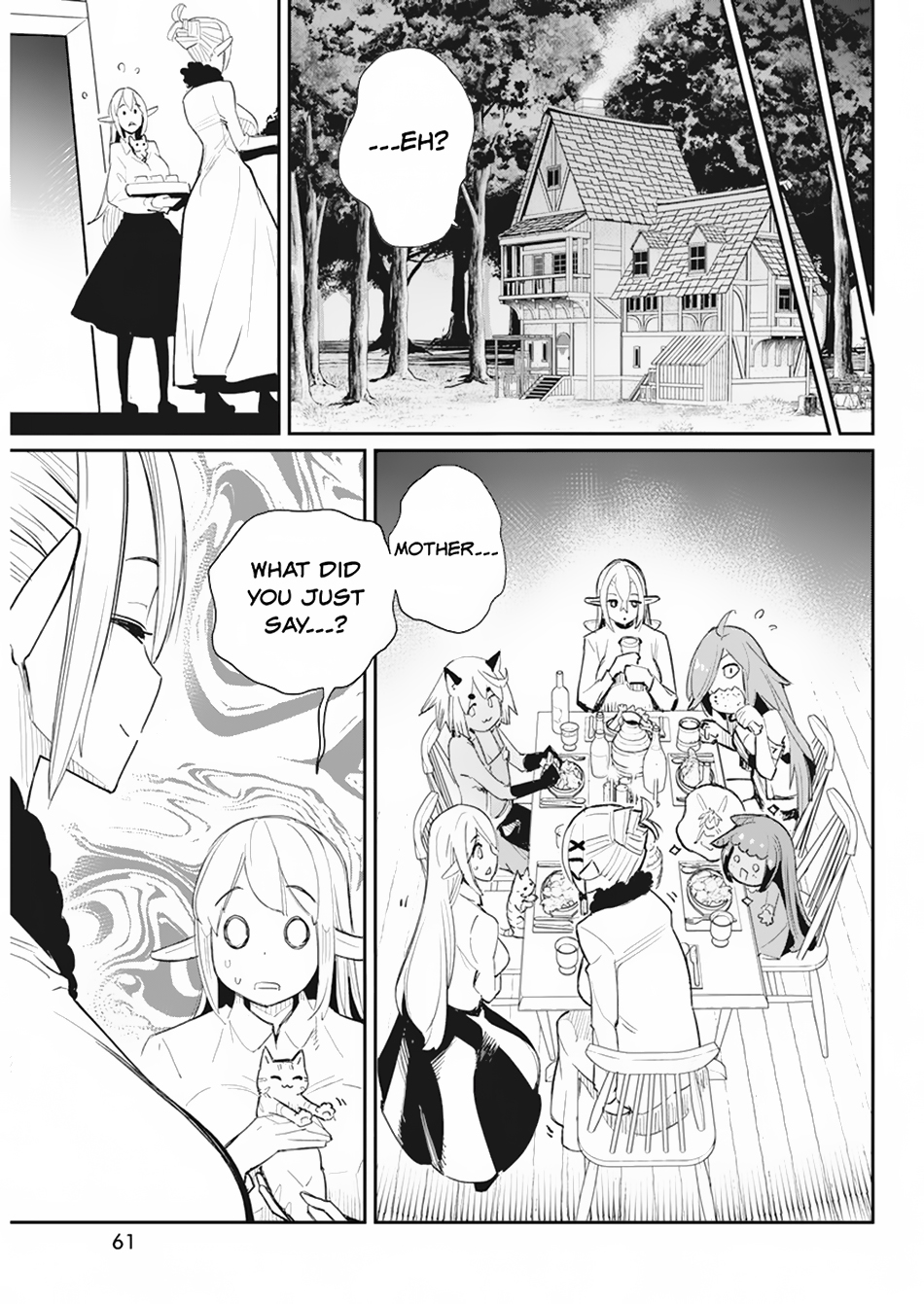 Halaman dari S-Rank Monster no "Behemoth" Dakedo, Neko to Machigawarete Elf Musume no Pet to Shite Kurashitemasu Chapter 55
