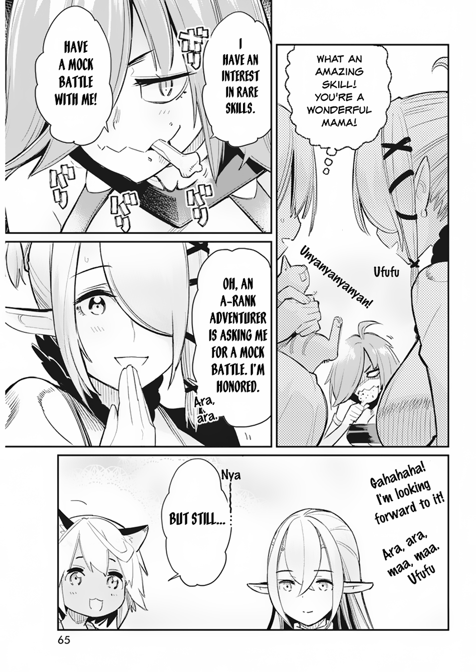 Halaman dari S-Rank Monster no "Behemoth" Dakedo, Neko to Machigawarete Elf Musume no Pet to Shite Kurashitemasu Chapter 55