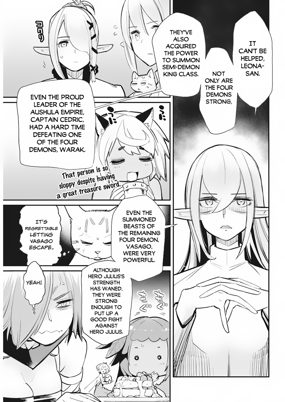 Halaman dari S-Rank Monster no "Behemoth" Dakedo, Neko to Machigawarete Elf Musume no Pet to Shite Kurashitemasu Chapter 55