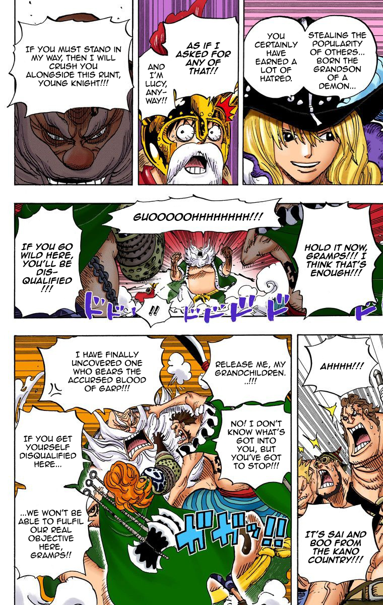 Halaman dari One Piece (Official Colored) Chapter 708