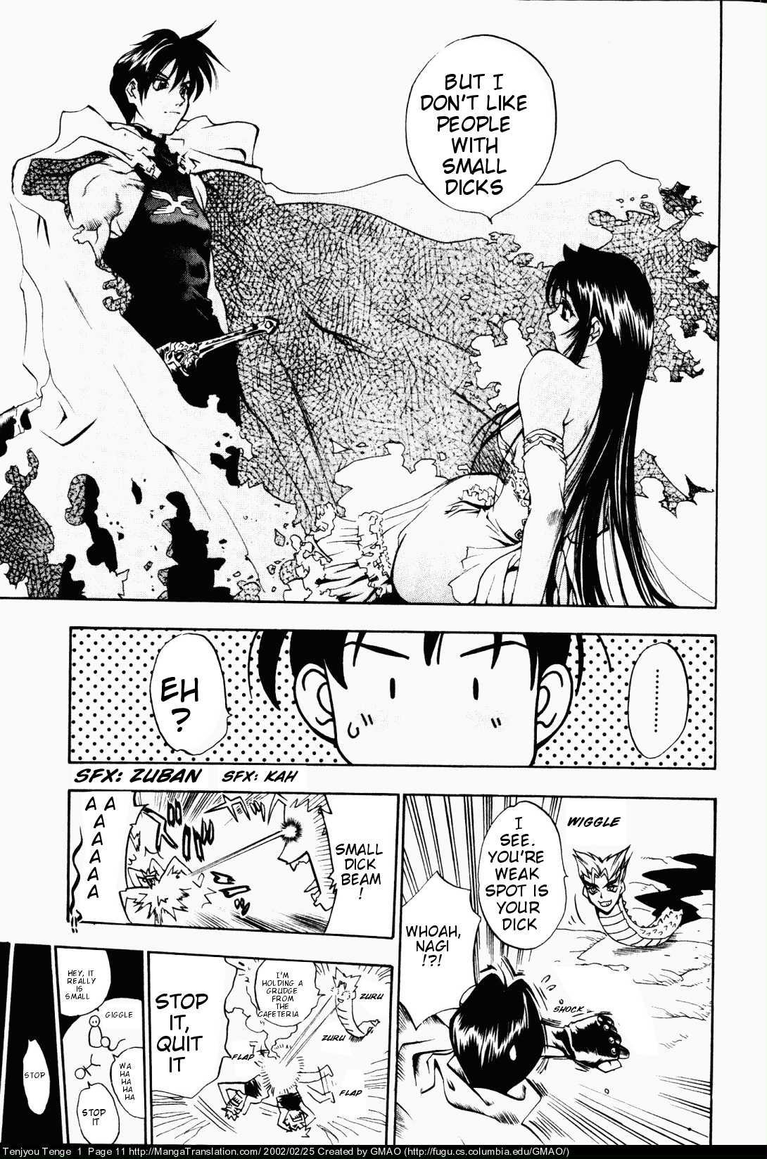 Halaman dari Tenjou Tenge Chapter 7