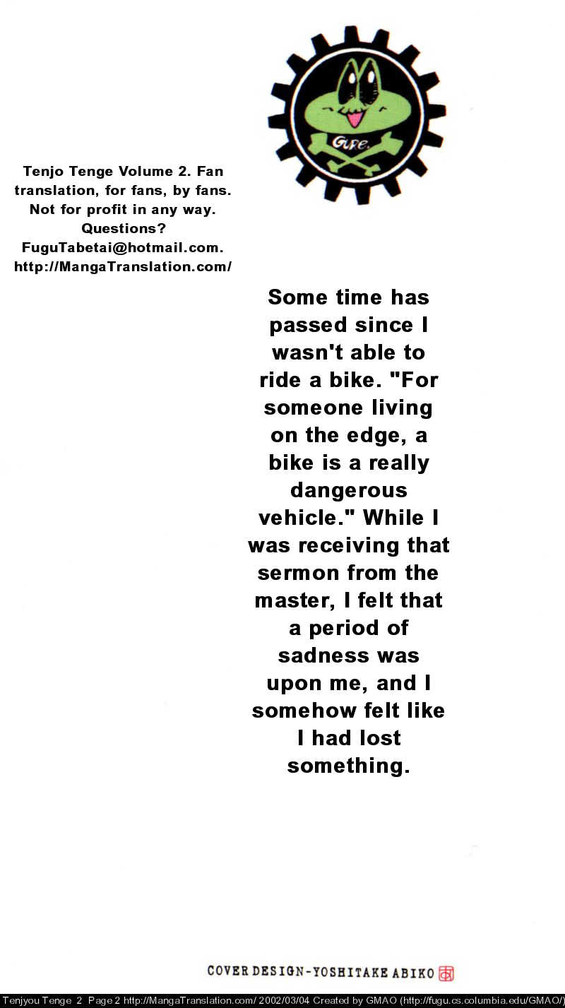 Halaman dari Tenjou Tenge Chapter 7