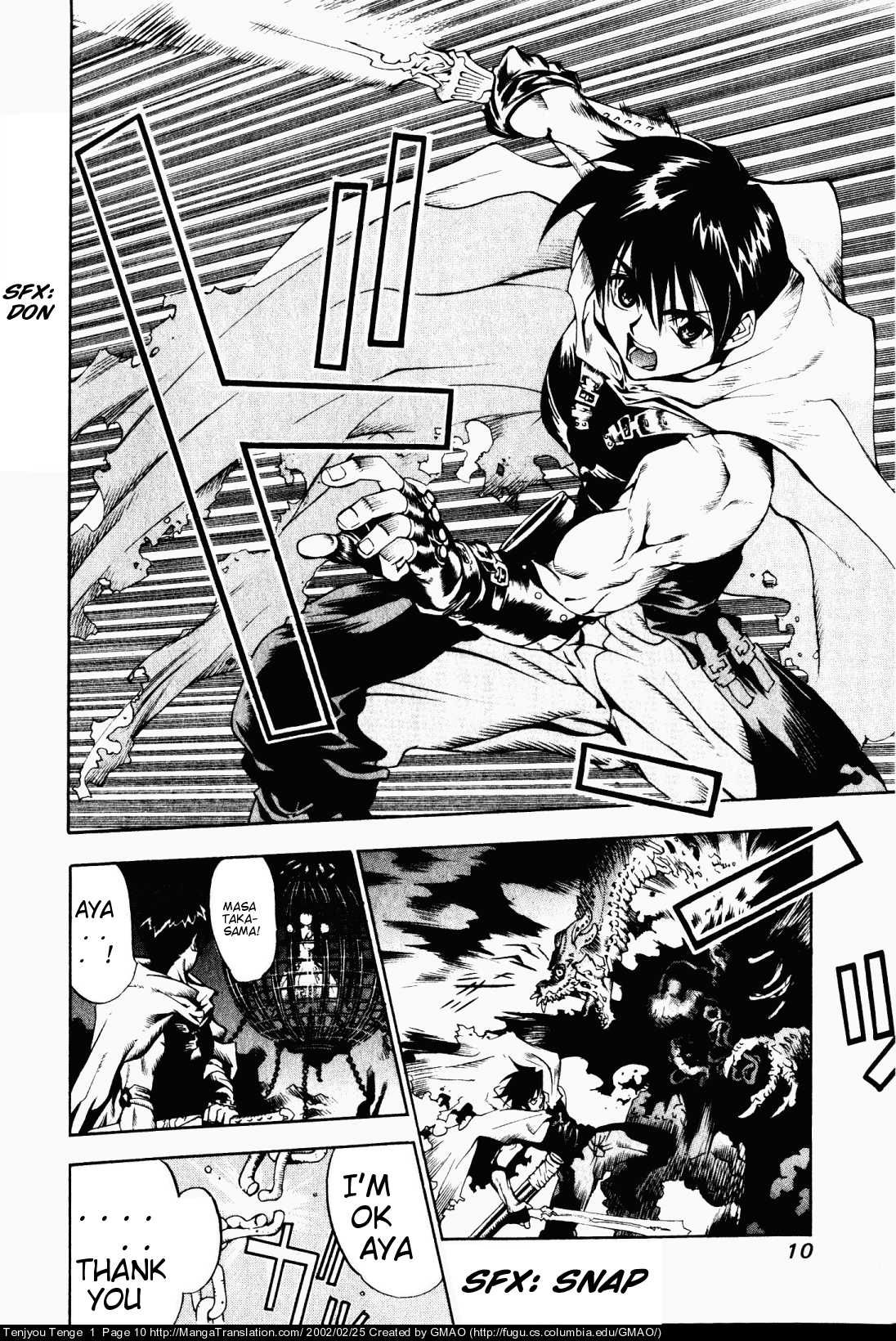 Halaman dari Tenjou Tenge Chapter 7