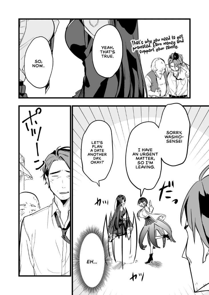 Halaman dari "Ano Toki Tasukete Itadaita Monster Musume desu." Isekai Ossan Kyoushi Totsuzen no Moteki ni Konwaku suru Chapter 10