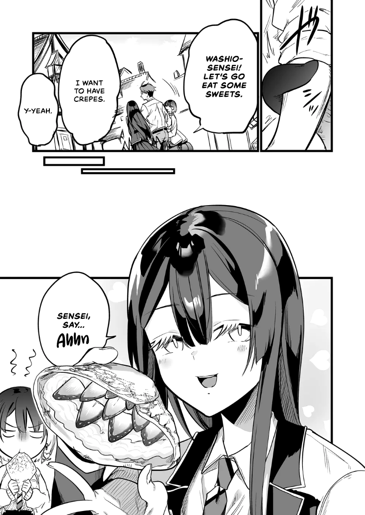 Halaman dari "Ano Toki Tasukete Itadaita Monster Musume desu." Isekai Ossan Kyoushi Totsuzen no Moteki ni Konwaku suru Chapter 10