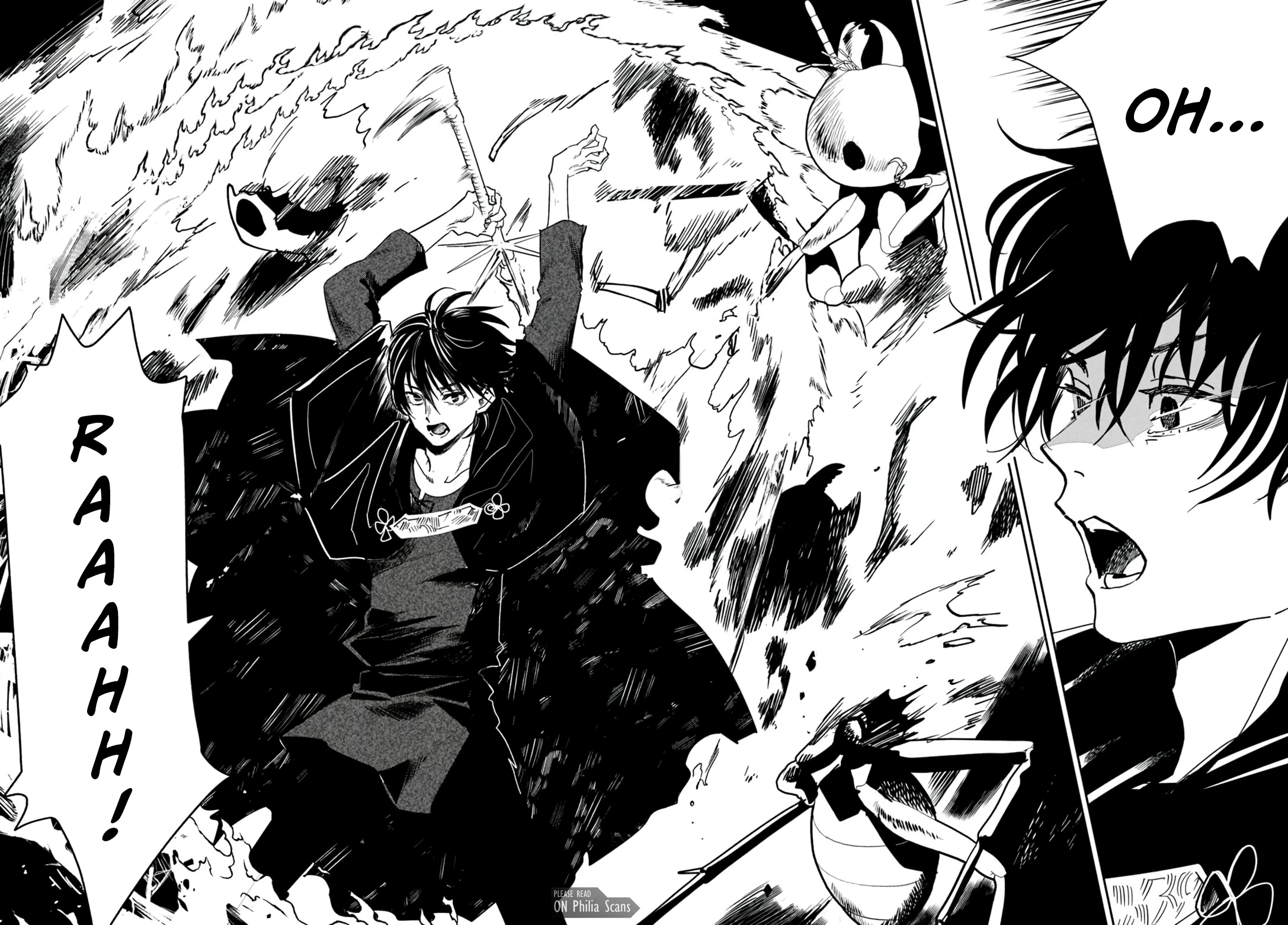 Shiou no Kikan: Motoyuusha no Ore, Jibun ga Soshiki shita Chuuni Himitsu Kessha wo Tomeru Tame ni Futatabi Isekai ni Shoukan sareteshimau Chapter 6 - halaman 22