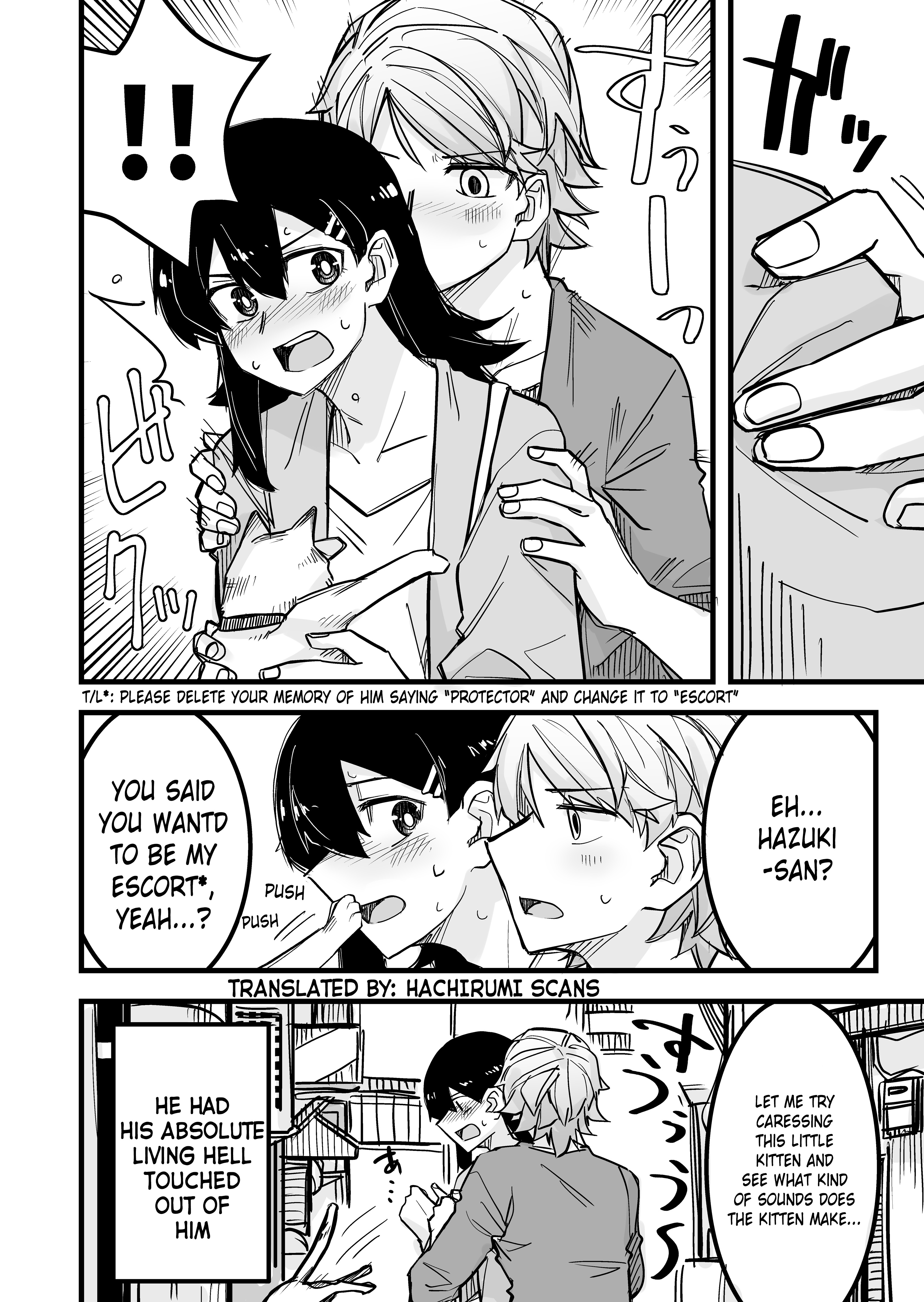 Halaman dari Ikemen Joshi to Josou Danshi Chapter 9