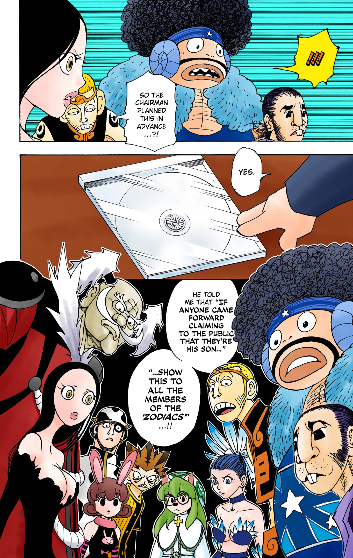 Halaman dari HUNTER x HUNTER (Official Colored) Chapter 340