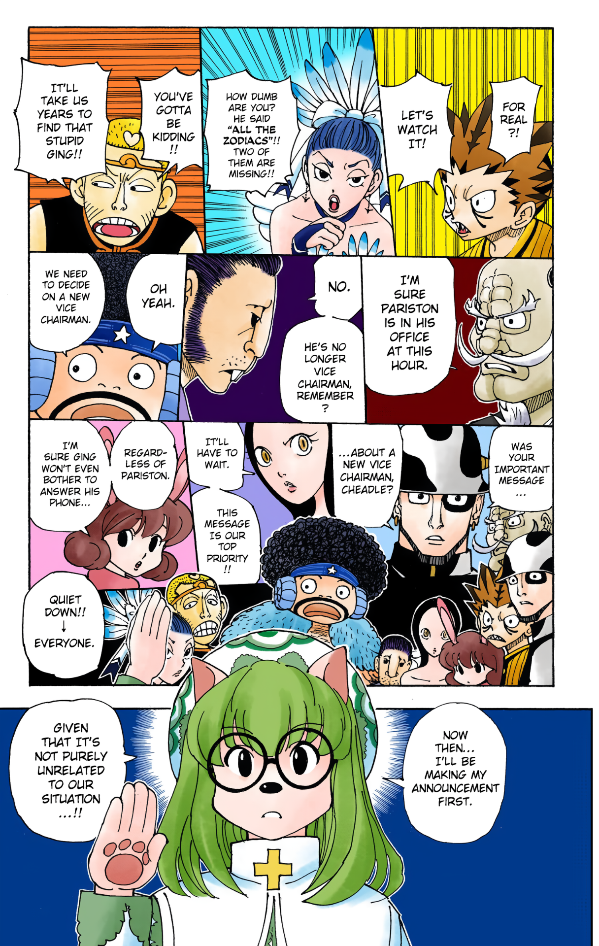 Halaman dari HUNTER x HUNTER (Official Colored) Chapter 340