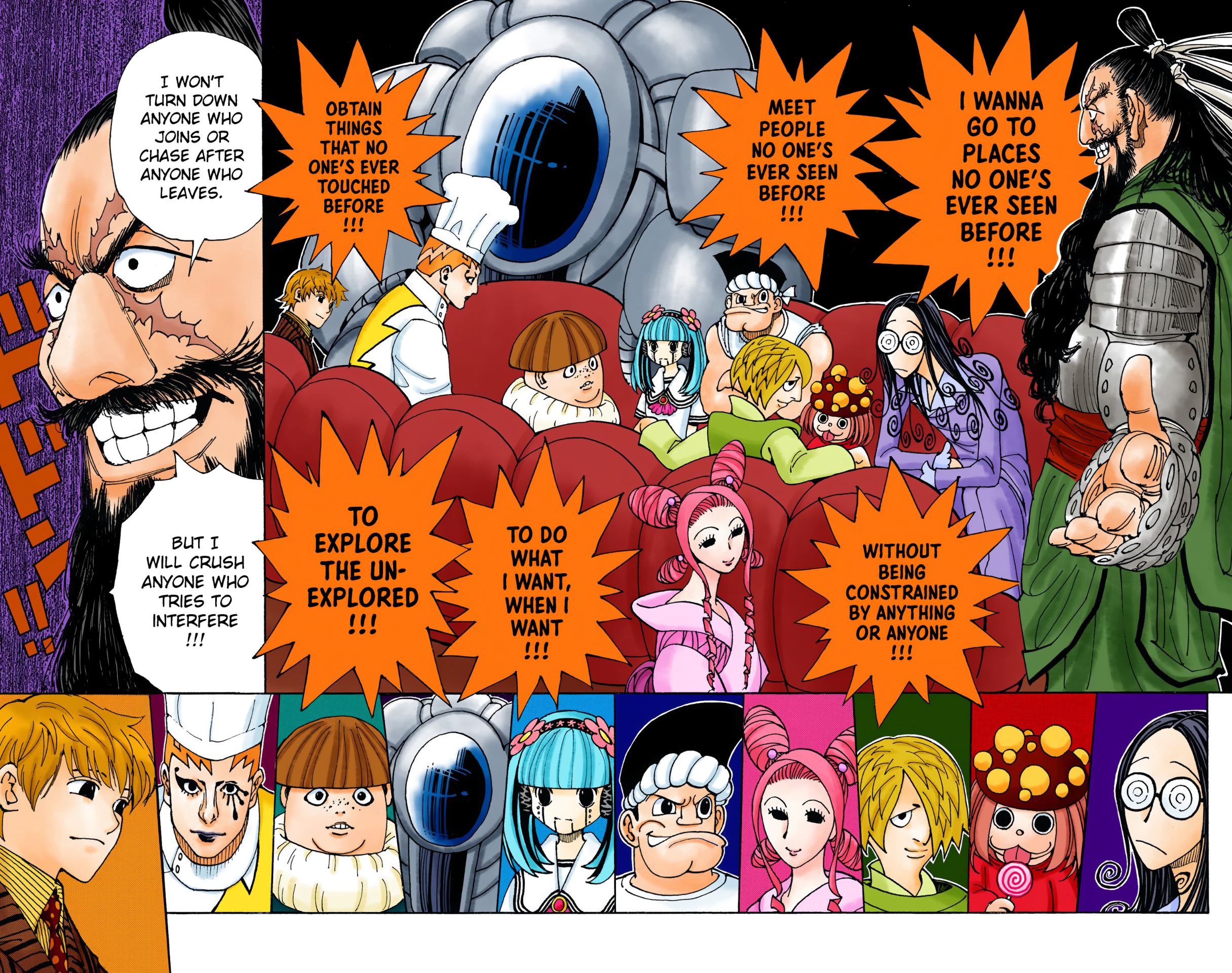 Halaman dari HUNTER x HUNTER (Official Colored) Chapter 340