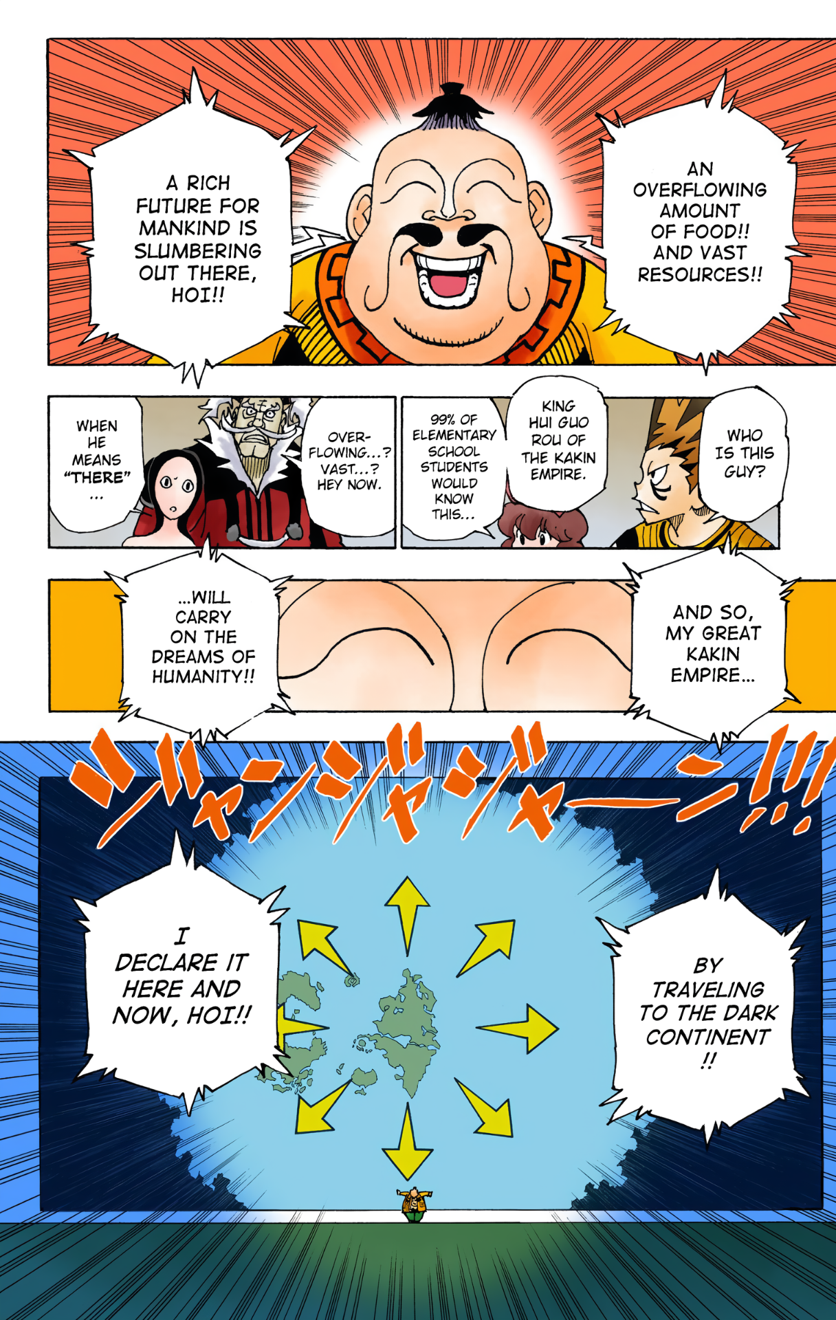 Halaman dari HUNTER x HUNTER (Official Colored) Chapter 340