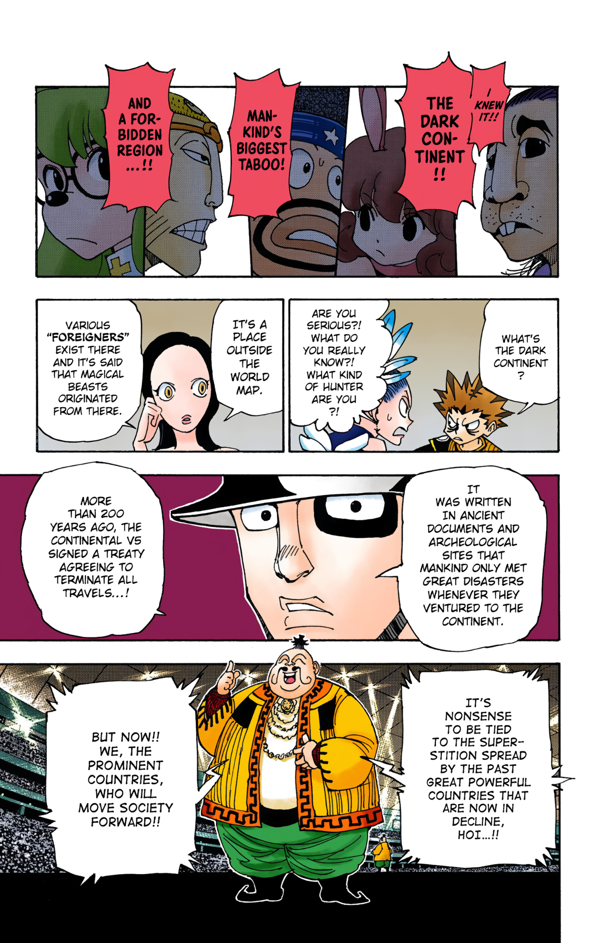 Halaman dari HUNTER x HUNTER (Official Colored) Chapter 340