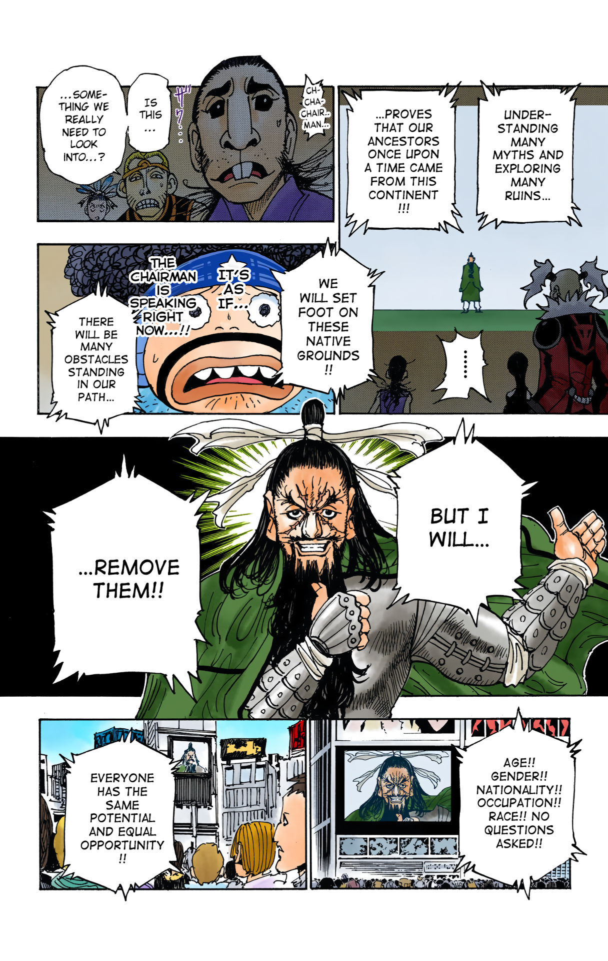 Halaman dari HUNTER x HUNTER (Official Colored) Chapter 340