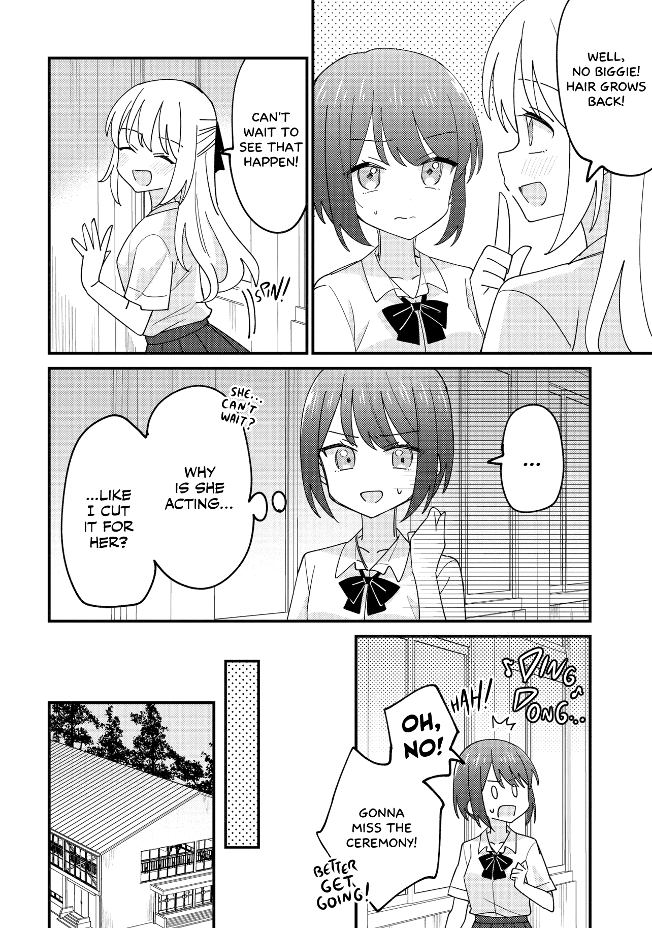 Halaman dari Kao dake yoi Classmate ga, Yatara to Guigui Kuru Yuri no Hanashi. Chapter 1