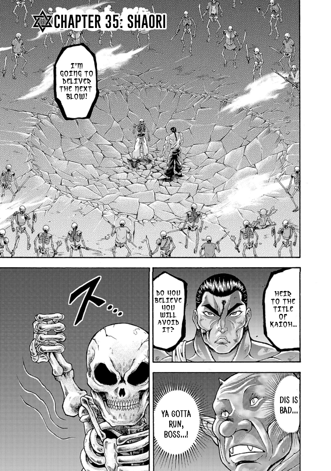 Baki Gaiden - Retsu Kaiou wa Isekai Tensei Shitemo Ikkou ni Kamawan Chapter 35 Page 1