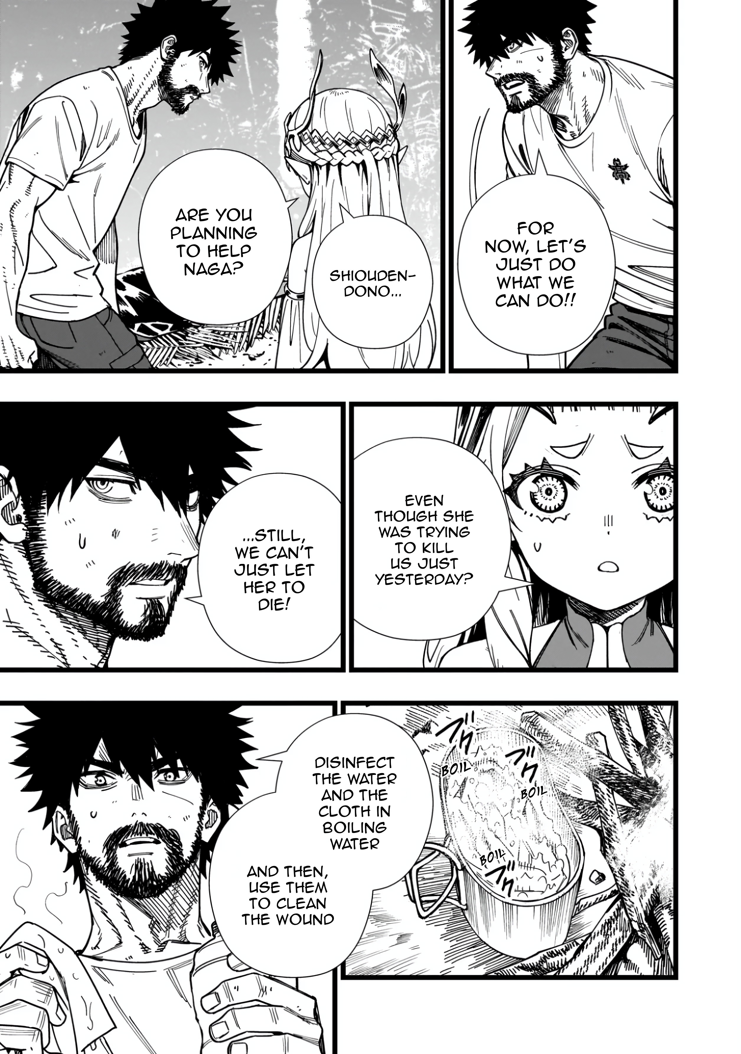 Halaman dari Senki Survival Saga -Isekai no Unmei o Kaketa Mujintou Fujun Iseikouyuu- Chapter 9