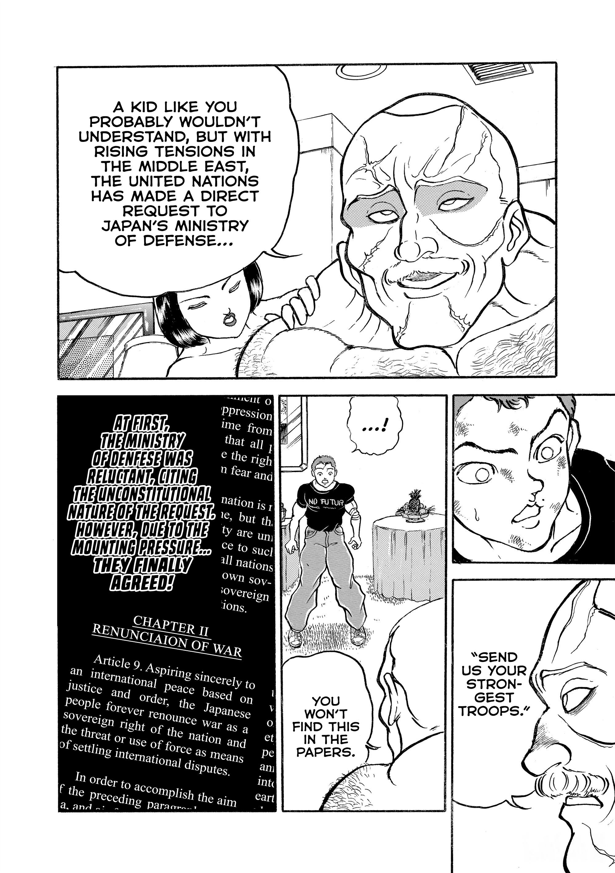 Grappler Baki Chapter 132 Page 15