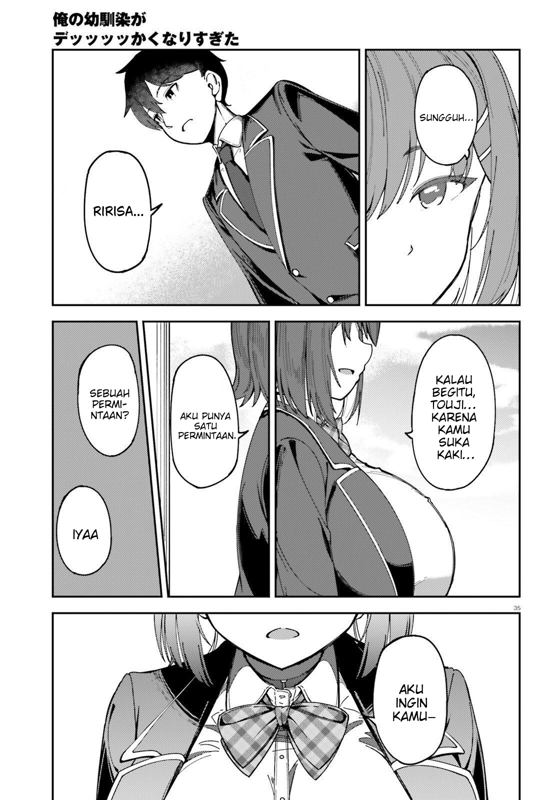 Ore no Osananajimi ga Dekkkkkaku Narisugita Chapter 1 - halaman 35