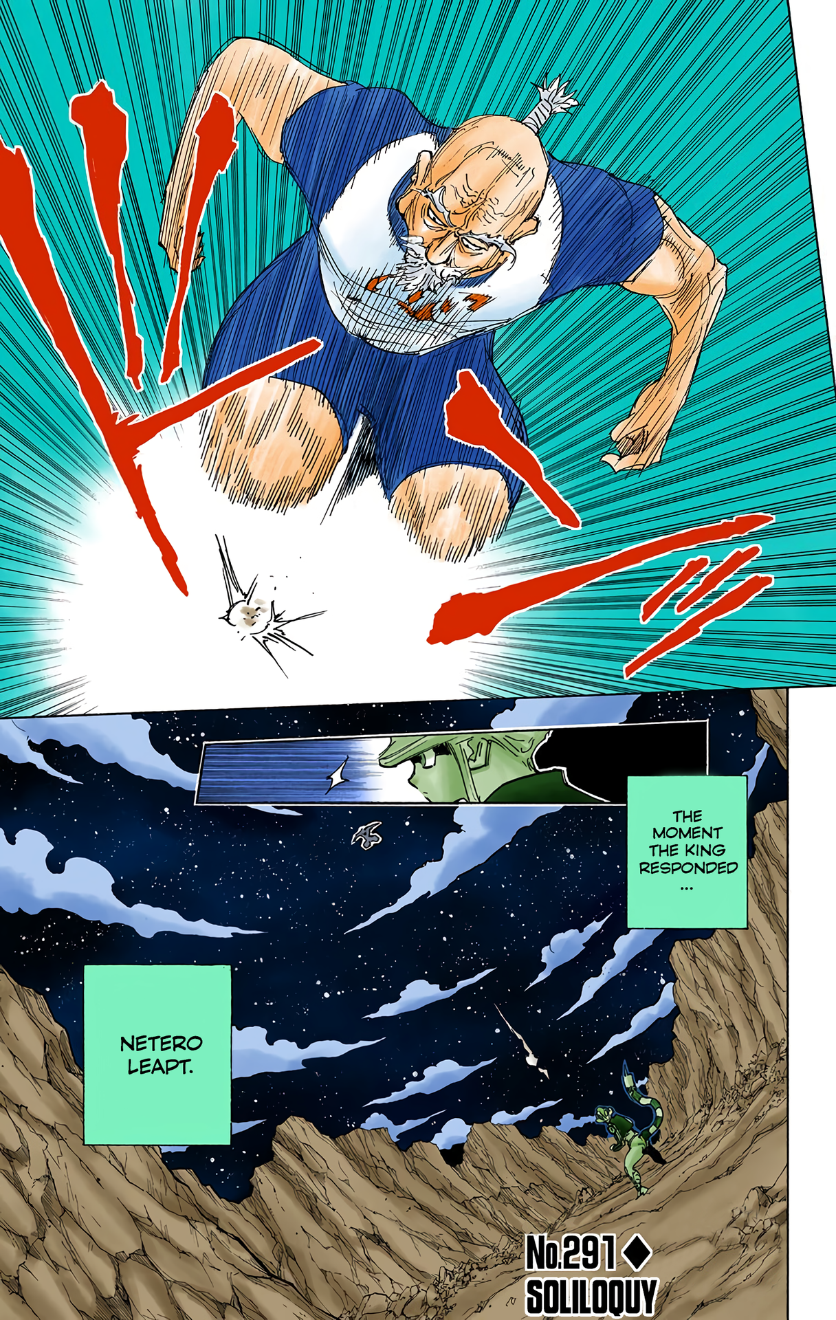 Halaman dari HUNTER x HUNTER (Official Colored) Chapter 291