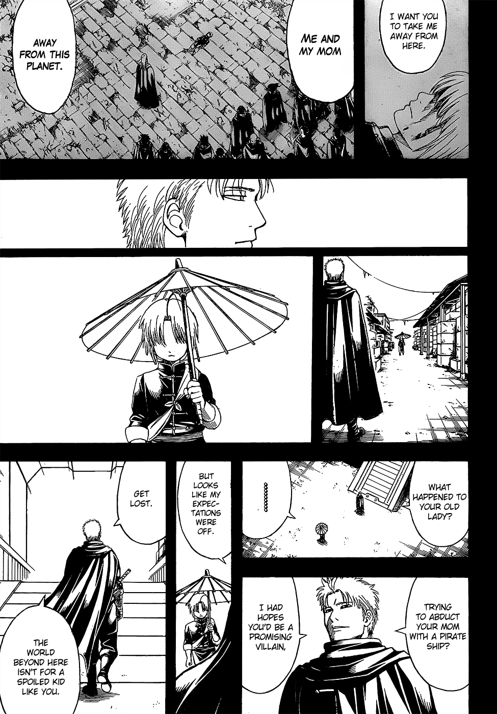 Halaman dari Gintama Chapter 587