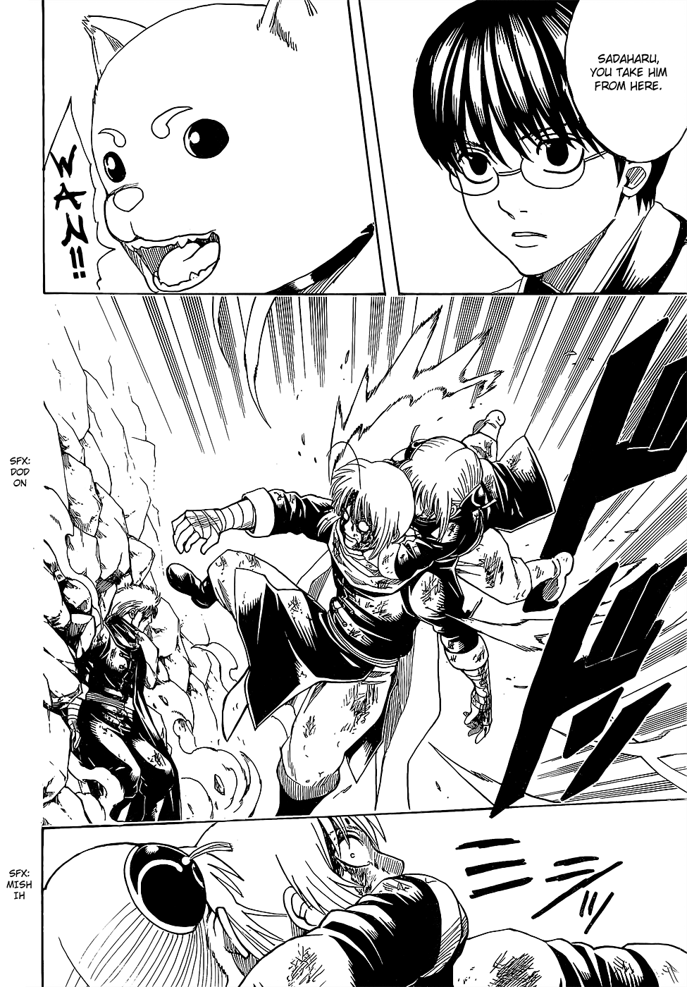 Halaman dari Gintama Chapter 587