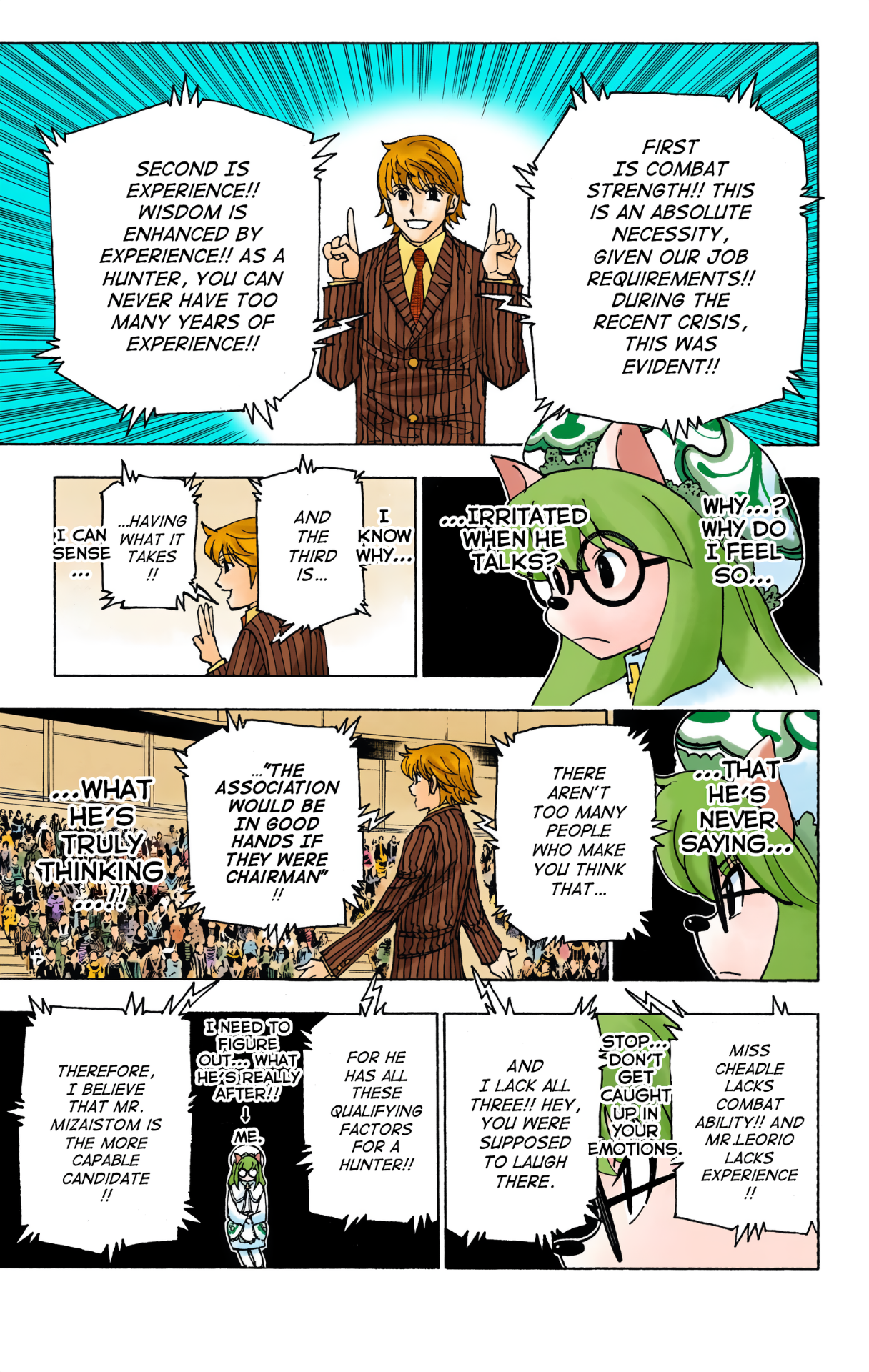 Halaman dari HUNTER x HUNTER (Official Colored) Chapter 333