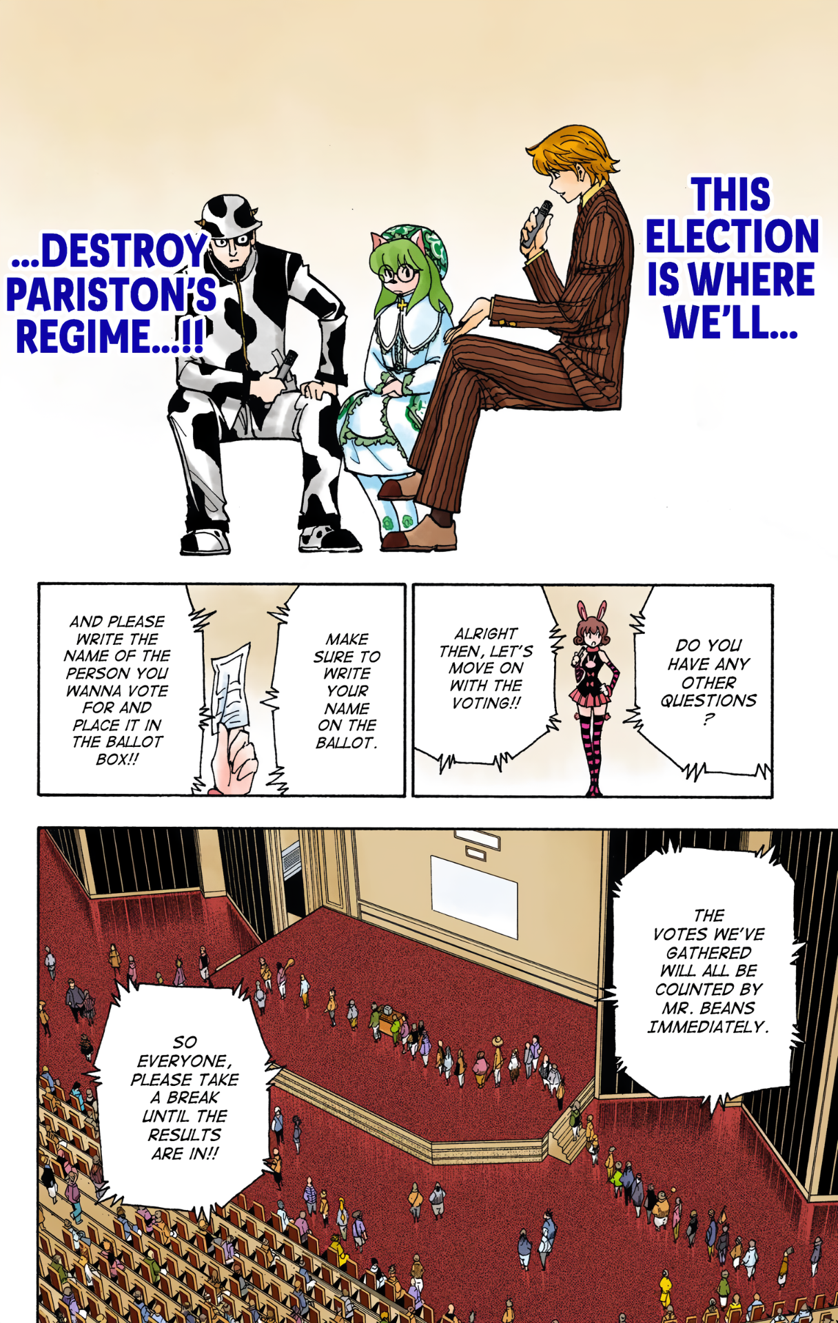 Halaman dari HUNTER x HUNTER (Official Colored) Chapter 333