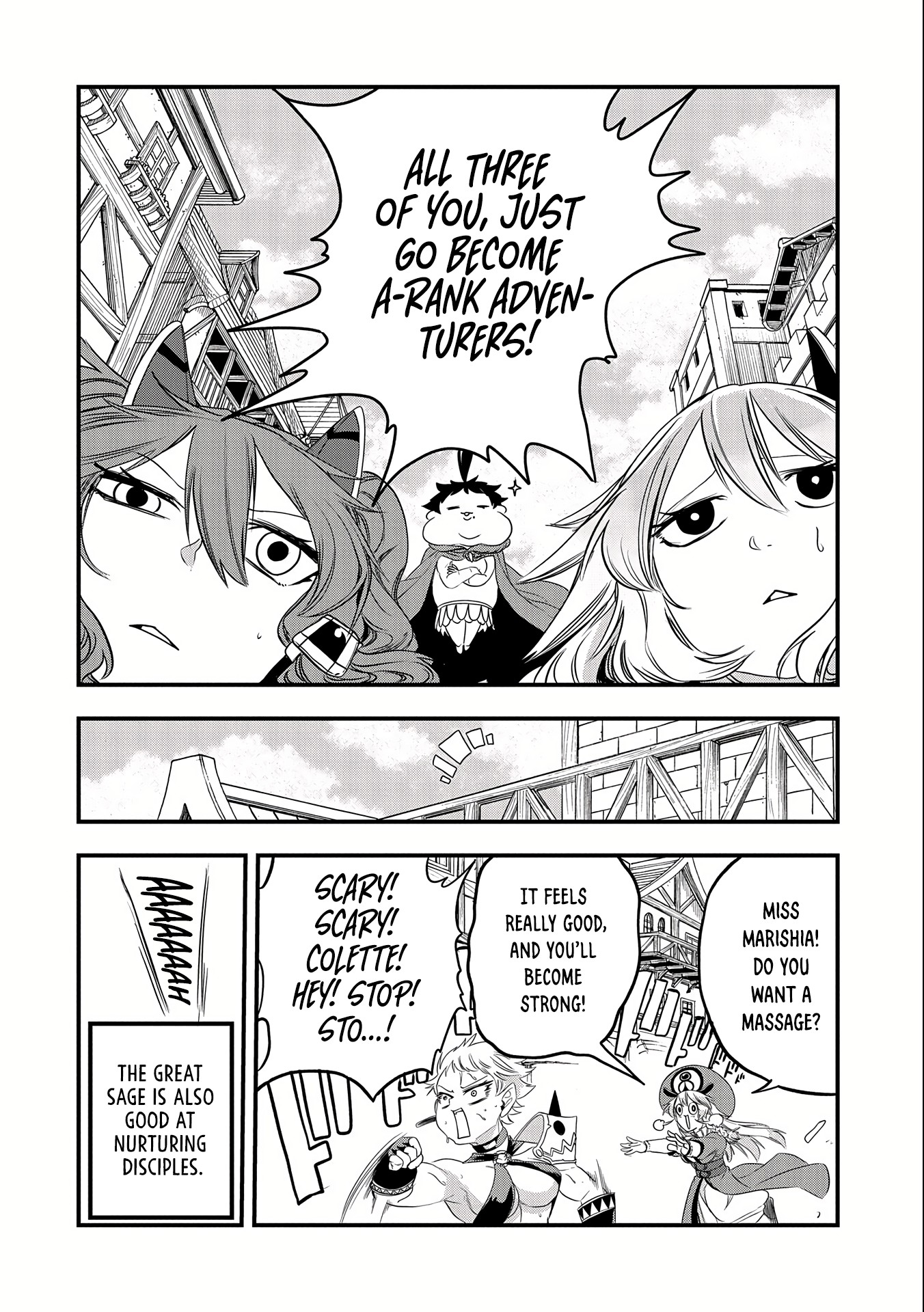 Halaman dari Umareta Chokugo ni Suterareta kedo, Zensei ga Taikensha datta node Yoyuu de Ikitemasu ~Saikyou Akachan Daibousou~ Chapter 22