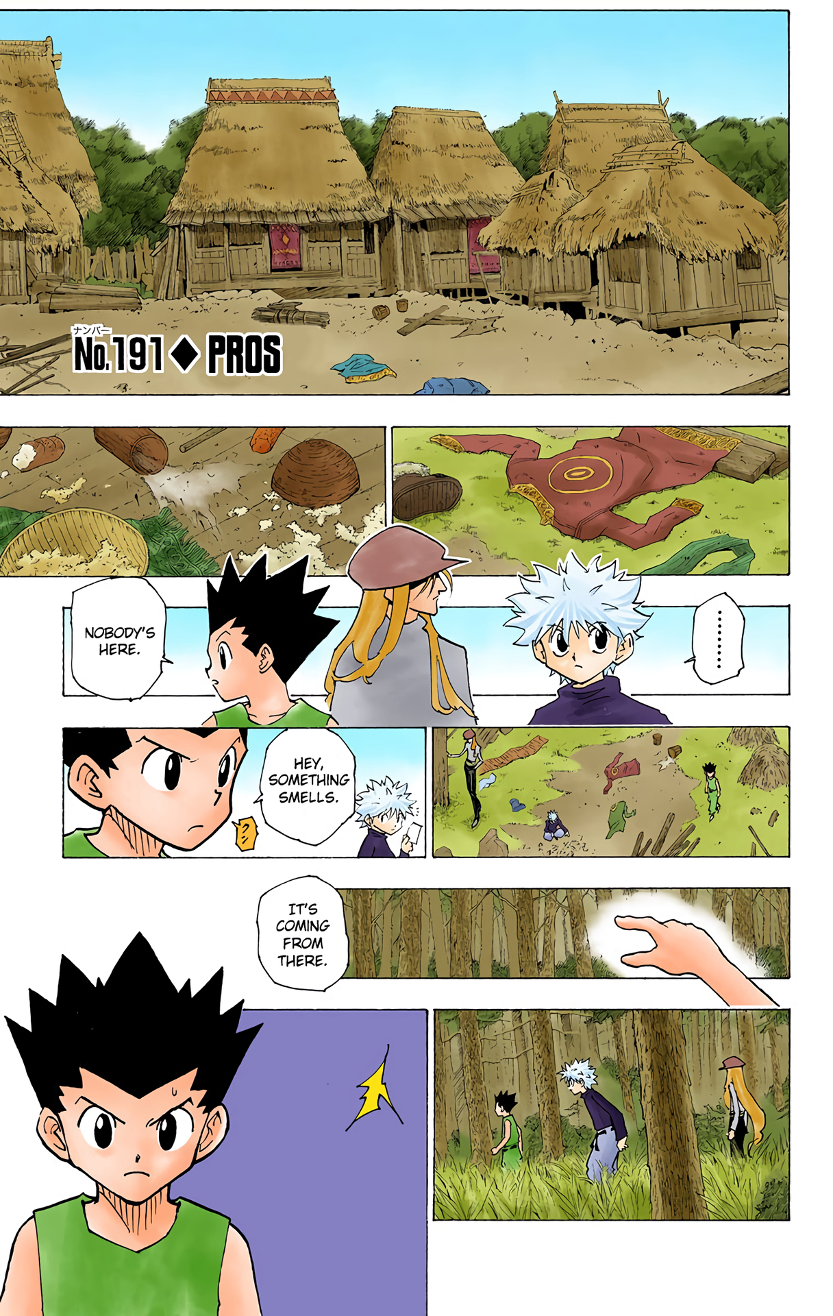 Halaman dari HUNTER x HUNTER (Official Colored) Chapter 191
