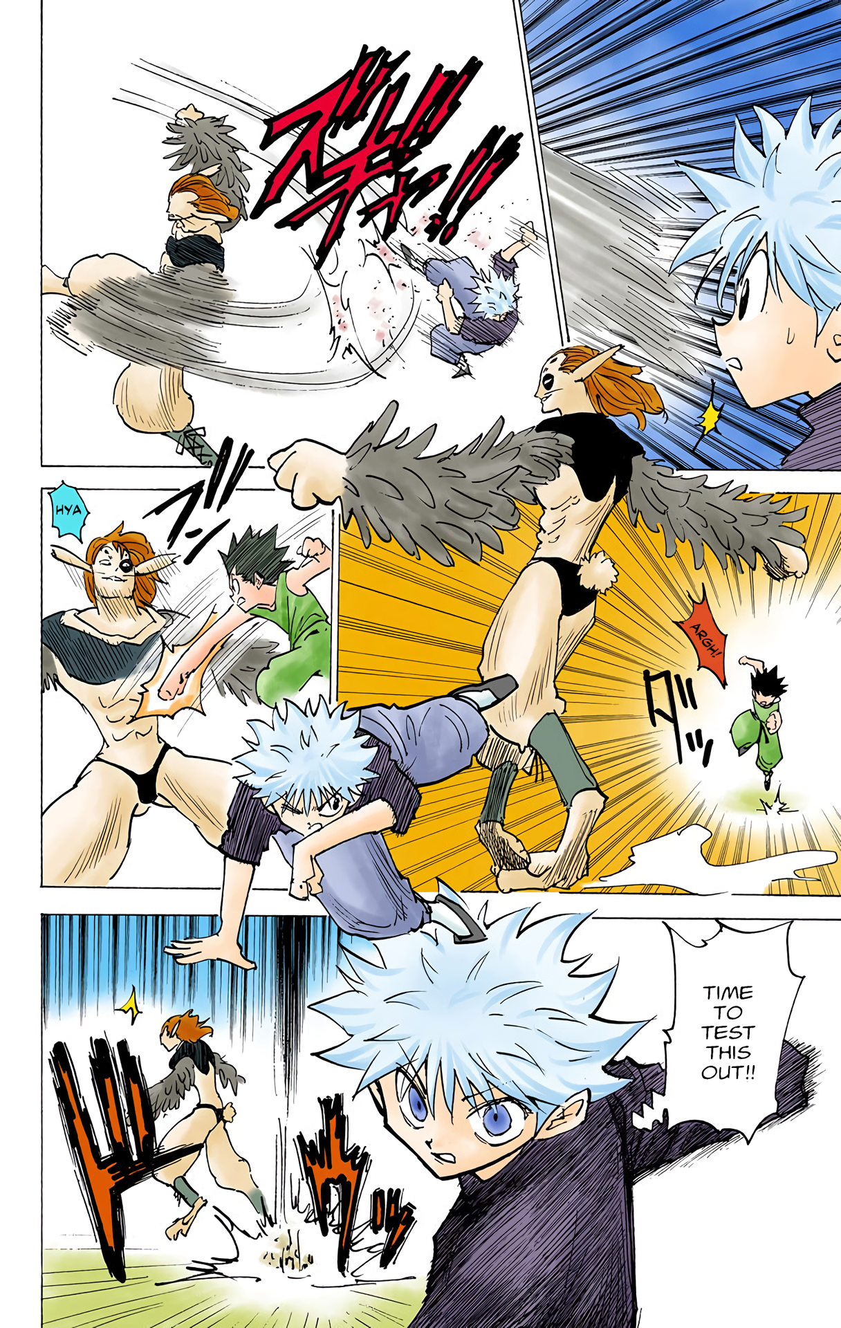 Halaman dari HUNTER x HUNTER (Official Colored) Chapter 191
