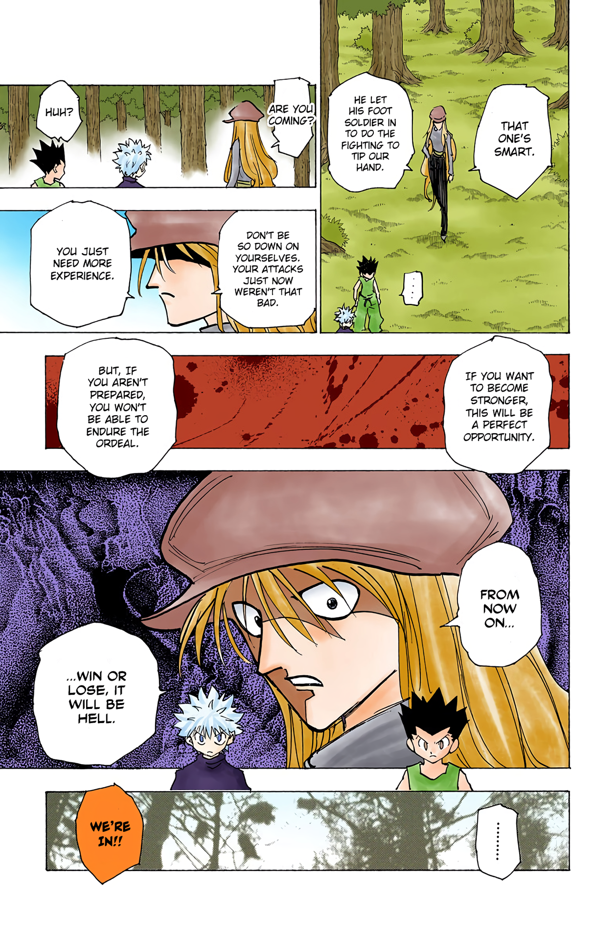 Halaman dari HUNTER x HUNTER (Official Colored) Chapter 191