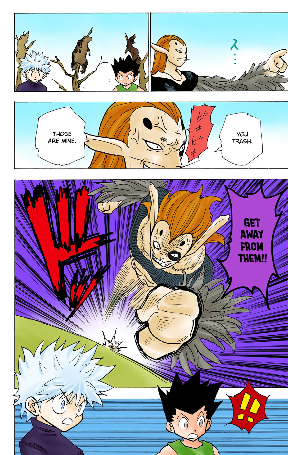 Halaman dari HUNTER x HUNTER (Official Colored) Chapter 191