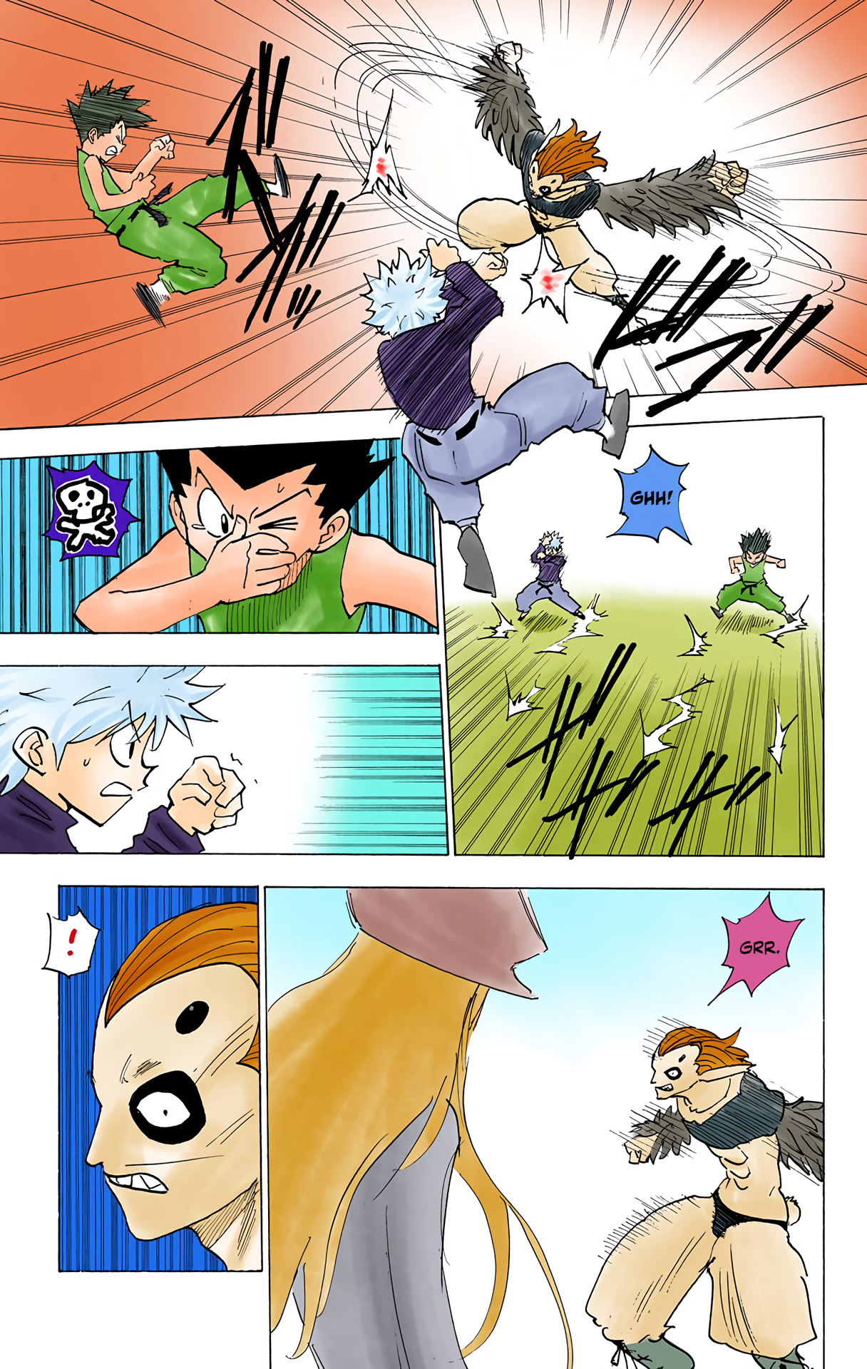 Halaman dari HUNTER x HUNTER (Official Colored) Chapter 191
