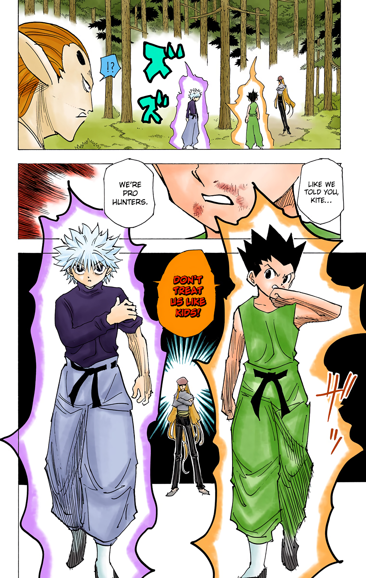 Halaman dari HUNTER x HUNTER (Official Colored) Chapter 191