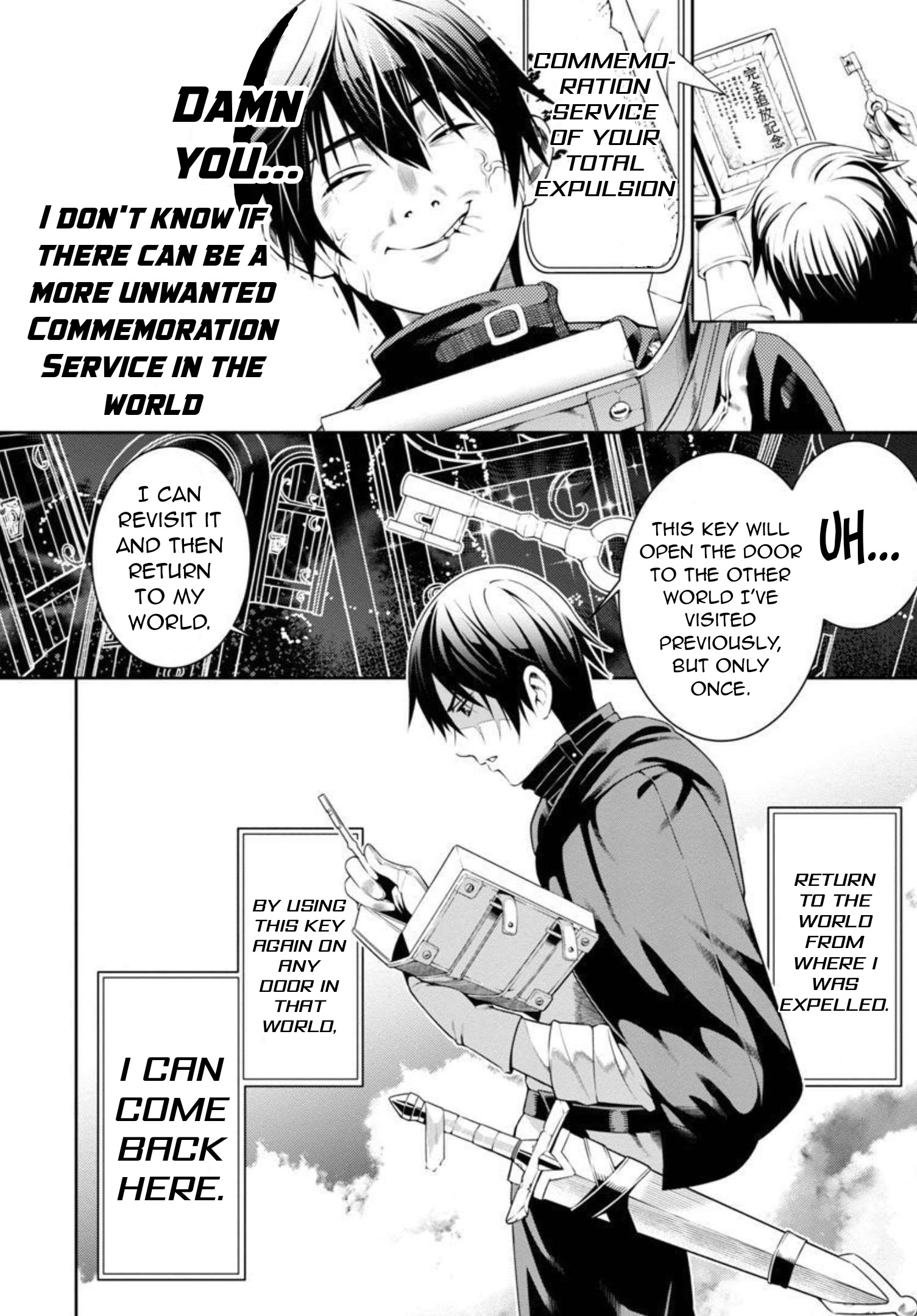 Halaman dari Tsuihousareru Tabi ni Skill wo Te ni Ireta Ore ga, 100 no Isekai de 2-shuume Musou Chapter 2