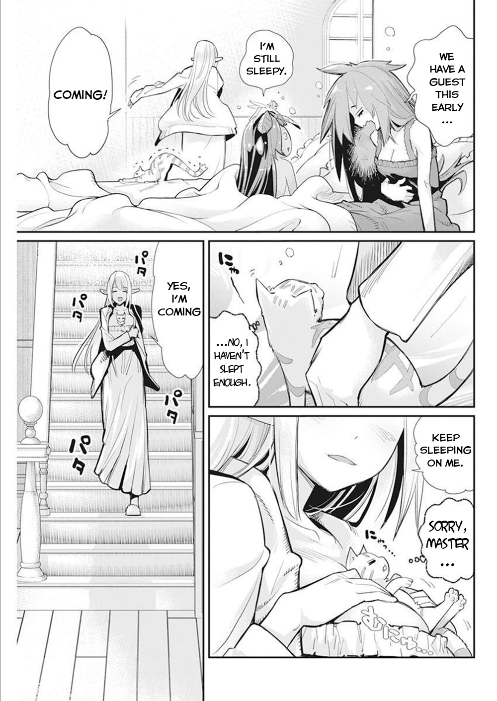 Halaman dari S-Rank Monster no "Behemoth" Dakedo, Neko to Machigawarete Elf Musume no Pet to Shite Kurashitemasu Chapter 52