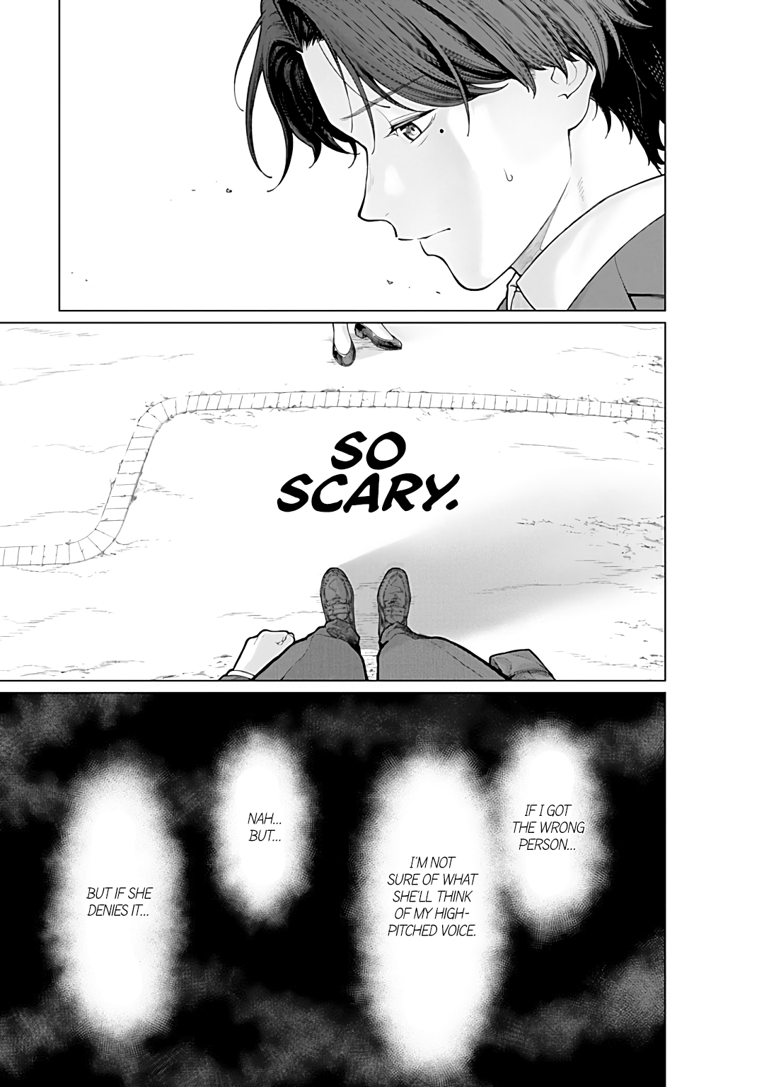 Halaman dari Kaisha to Shiseikatsu: On to Off Chapter 13.2