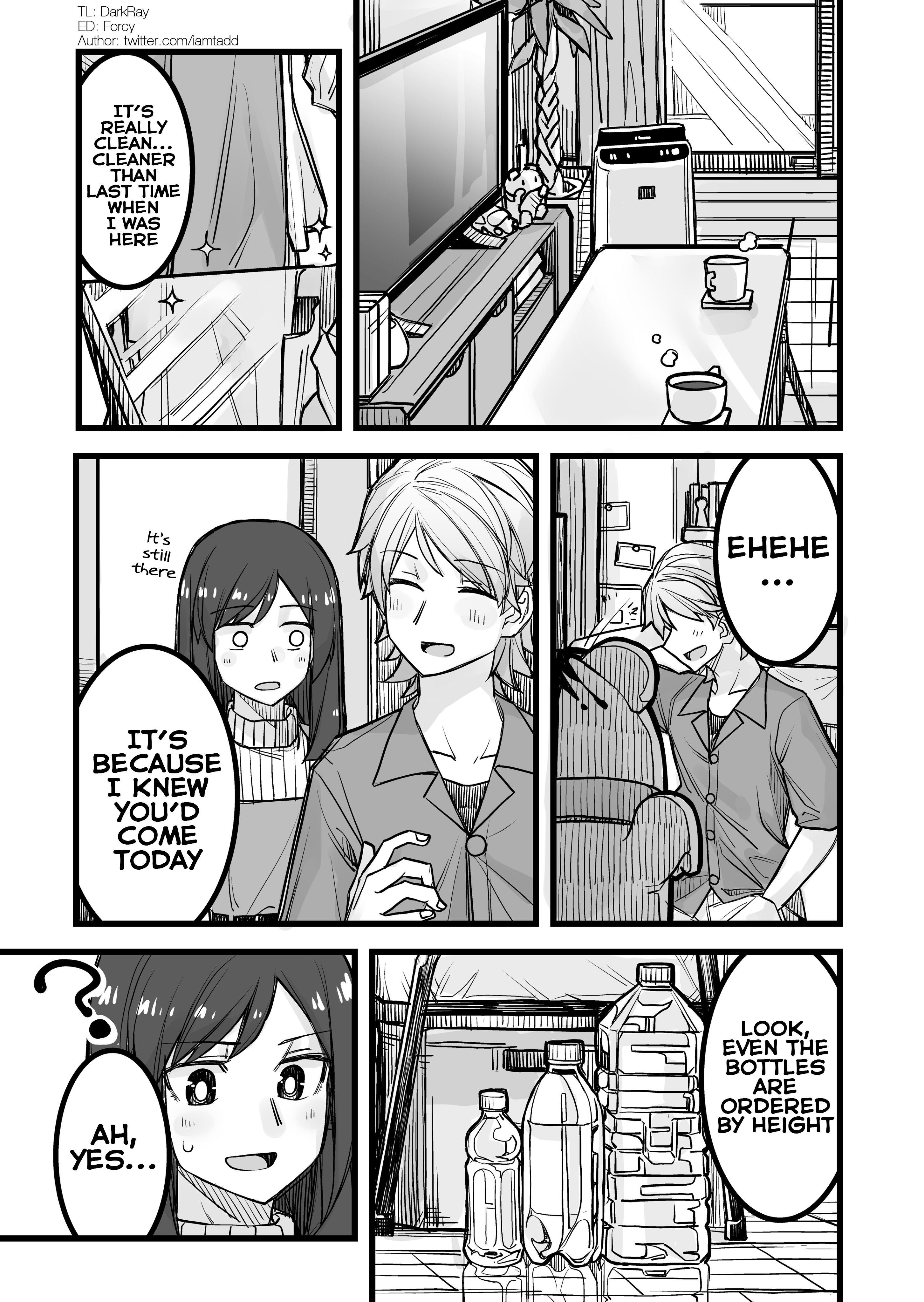 Halaman dari Ikemen Joshi to Josou Danshi Chapter 31