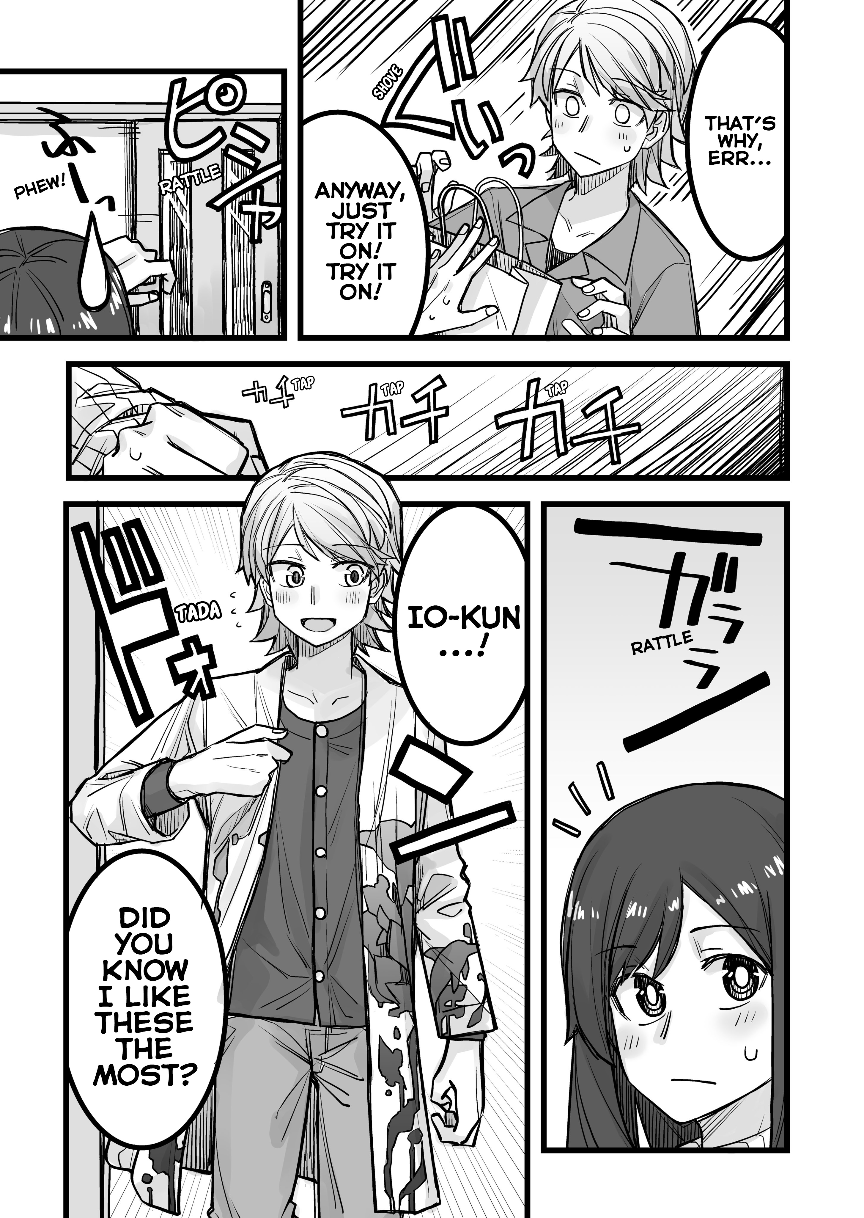Halaman dari Ikemen Joshi to Josou Danshi Chapter 31